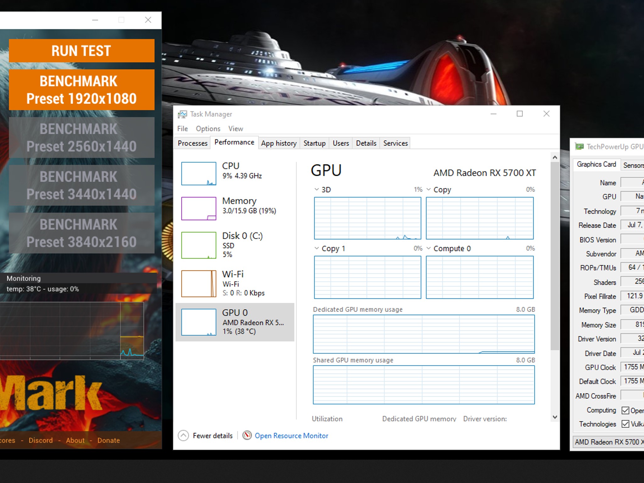 AMD Radeon RX 5700 XT Reference 8GB GDDR6