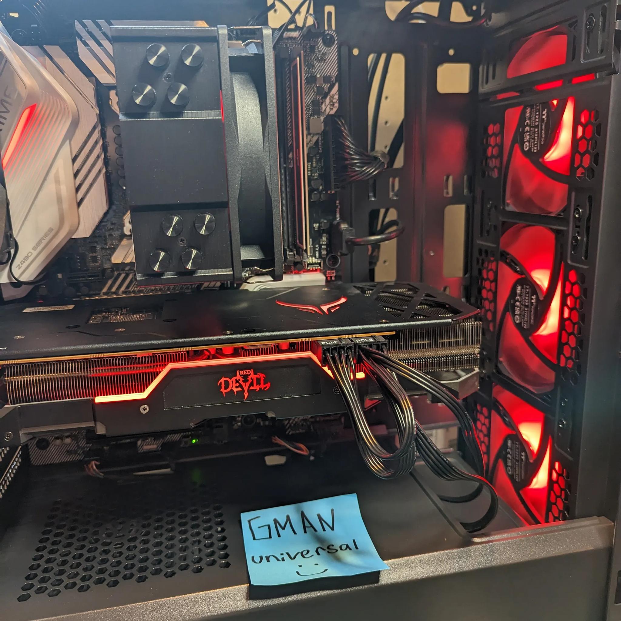 Intel i3-10100  | AMD 5700XT 8GB | 16gb Ram 3200Mhz| 256gb NVME SSD