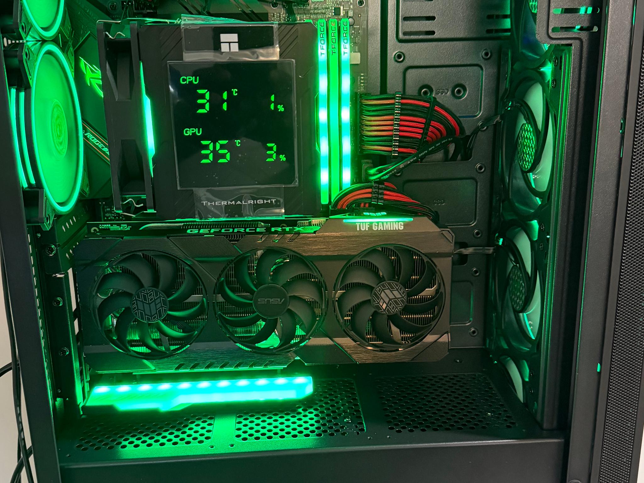 Awesome Ryzen 7 5800XT, 32GB DDR4, RTX 3070 TI, 1 TB M.2 NVMe Gaming System