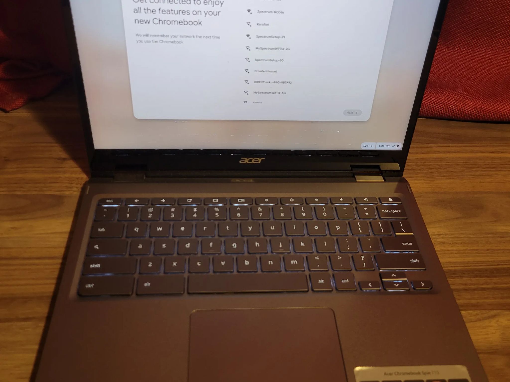 Acer Chromebook Spin 713 - intel i5 - 256gb ssd - 13.5" 2k Touch Screen