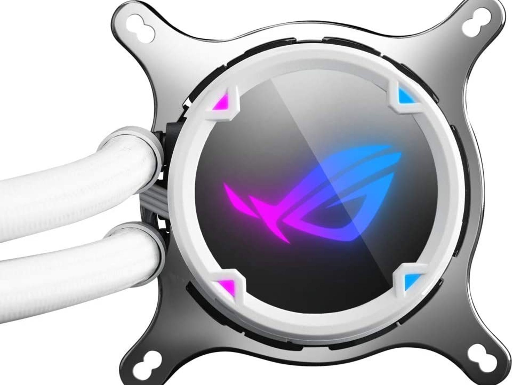 ASUS ROG Strix LC 240 RGB White Edition AIO Liquid CPU Cooler Aura Sync RGB