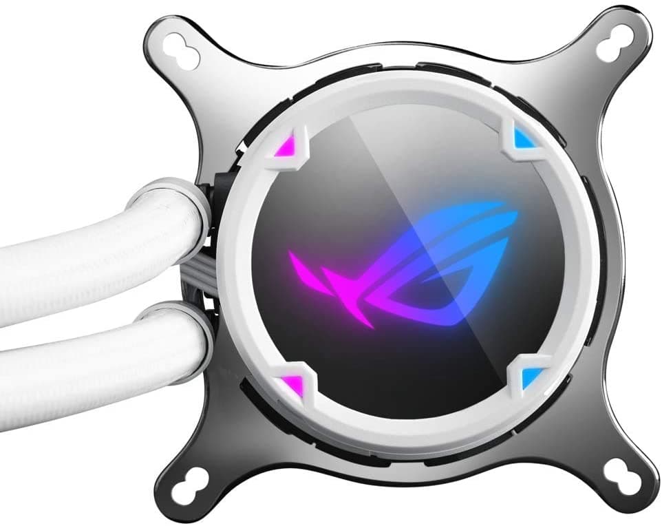 ASUS ROG Strix LC 240 RGB White Edition AIO Liquid CPU Cooler Aura Sync RGB
