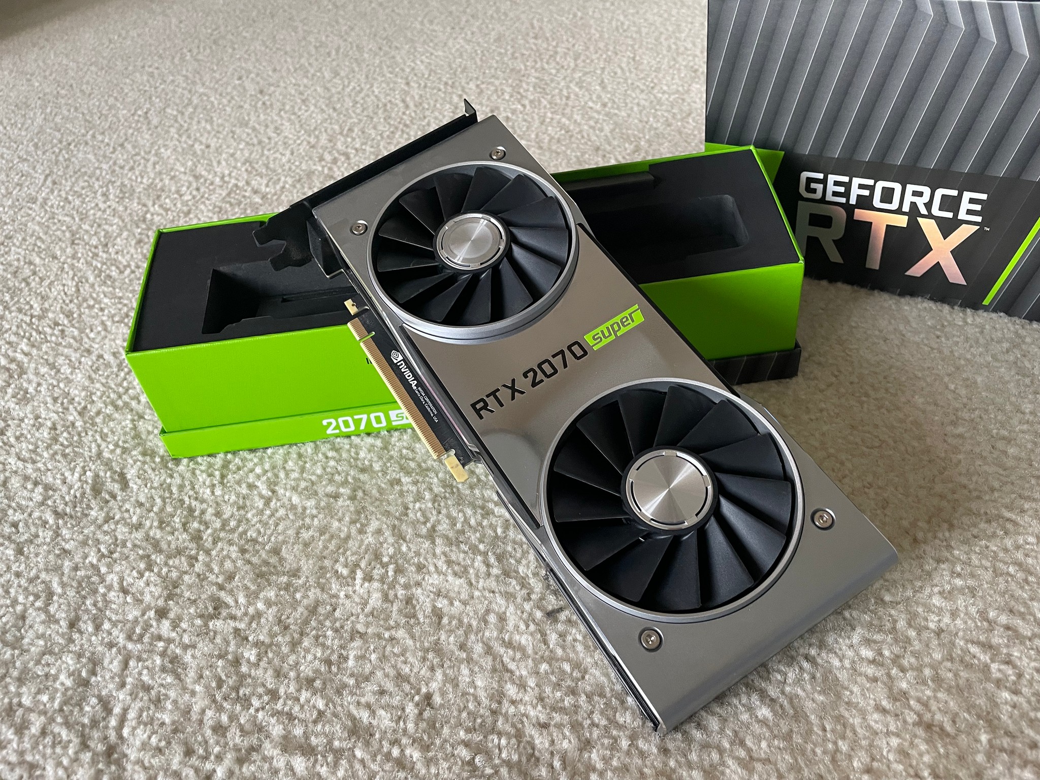 Like New Nvidia RTX 2070 SUPER Founder’s Edition with Box!