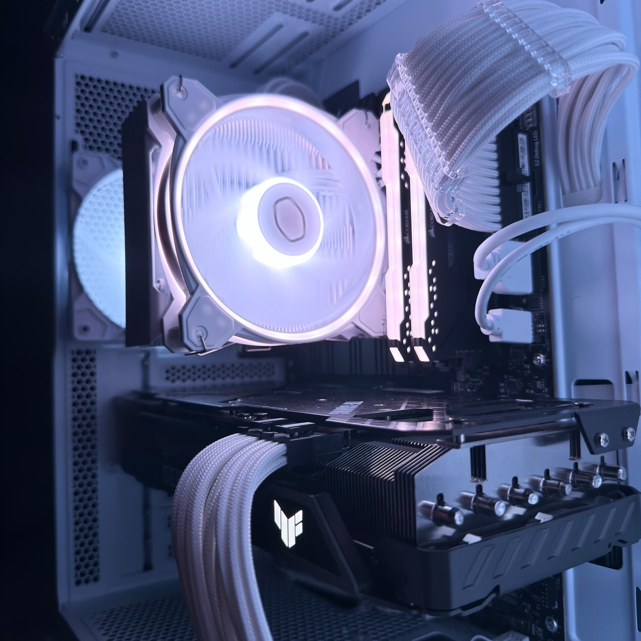 White 3080 Gaming PC | RTX 3080 | i5-12400F | 16GB RAM | 1TB SSD | WINDOWS 11 |