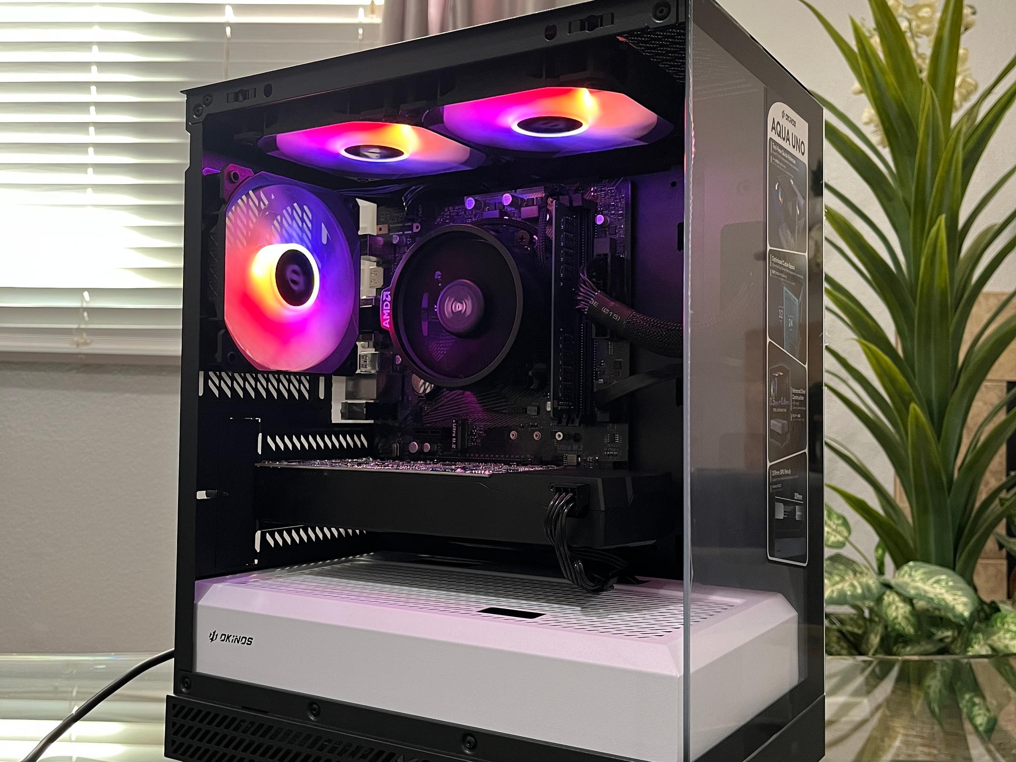 GTX 1060 6GB, Ryzen 7 1700, 8GB RAM | Black RGB Gaming Computer/PC