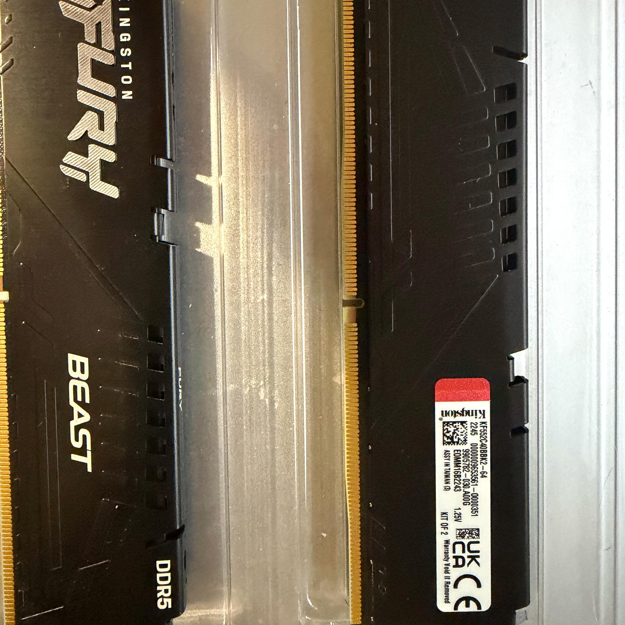 Kingston FURY Beast 64GB DDR5-5200 (2x32GB)