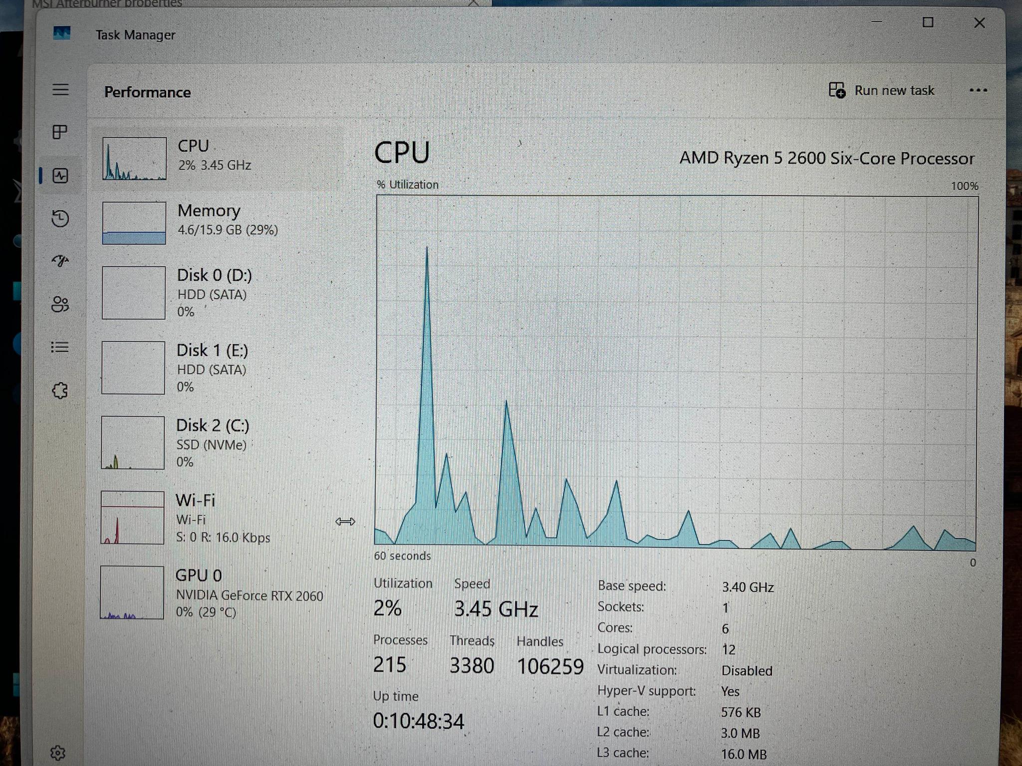 Budget RTX AM4 Gaming PC (RTX 2060 OC, Ryzen 5, 16GB RAM)