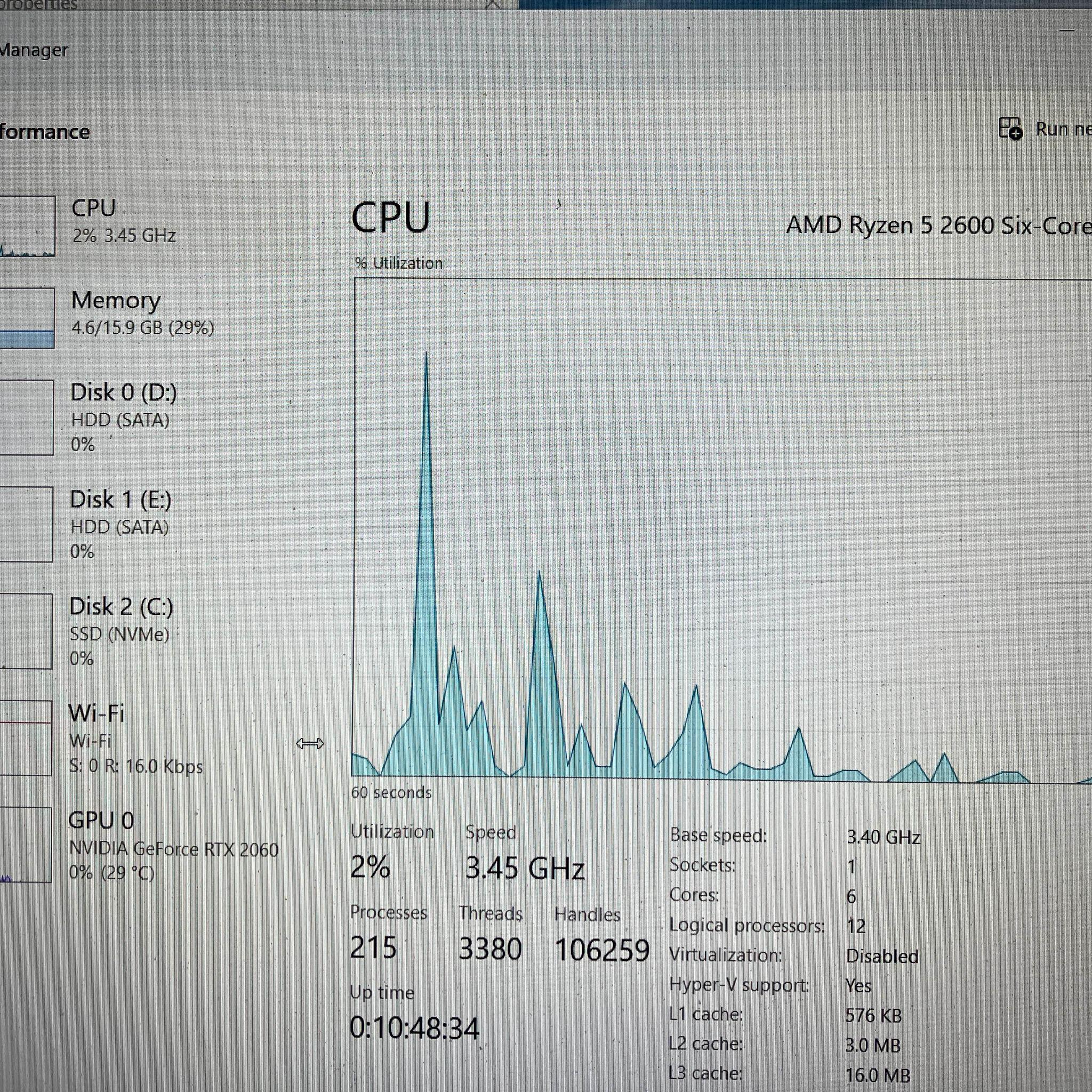 Budget RTX AM4 Gaming PC (RTX 2060 OC, Ryzen 5, 16GB RAM)