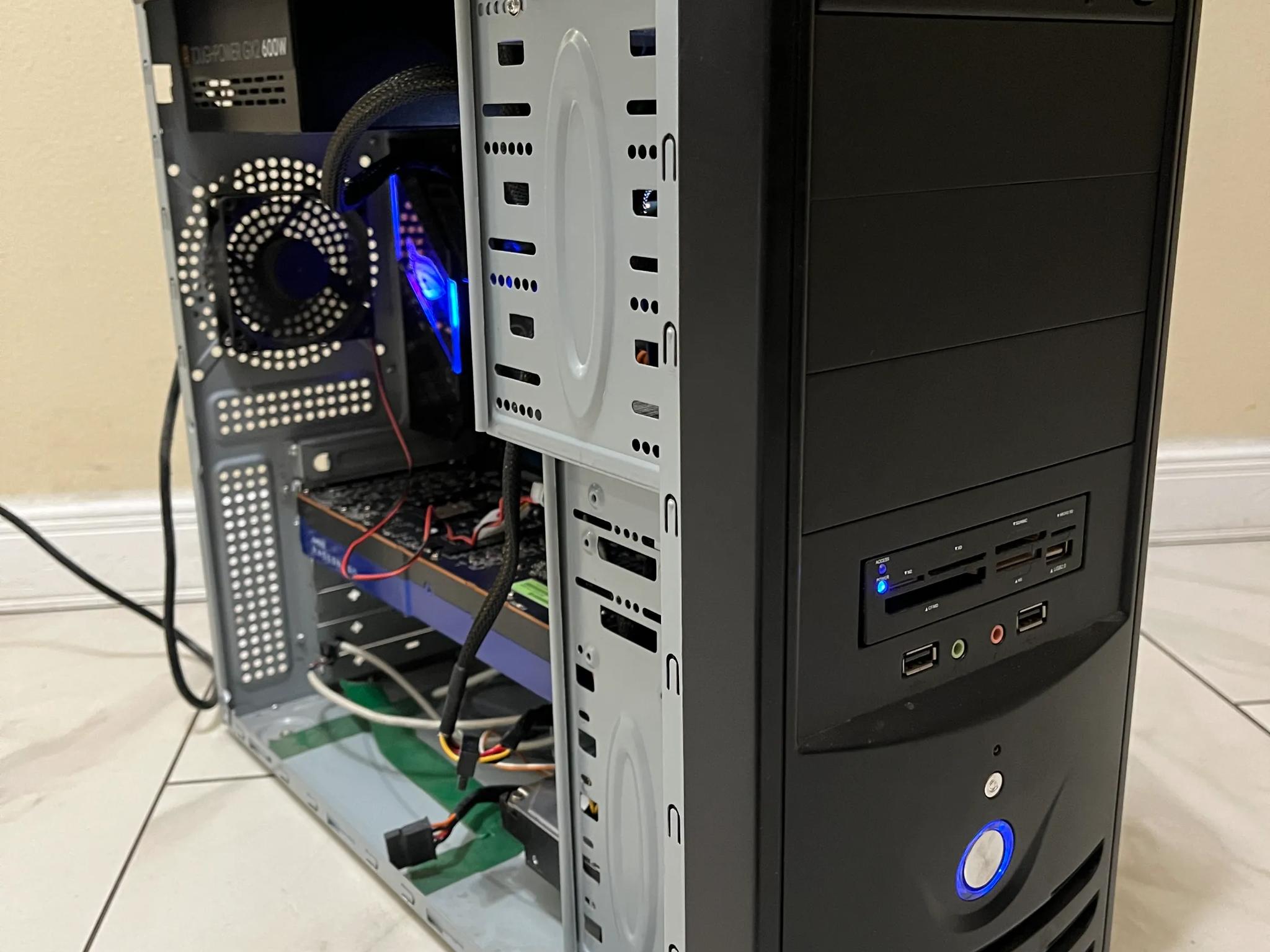 🖥️ Sleeper Gaming PC - Intel i5-11400F, AMD W5700 8GB, 16 GB RAM, 1 TB Storage, High Performance PC