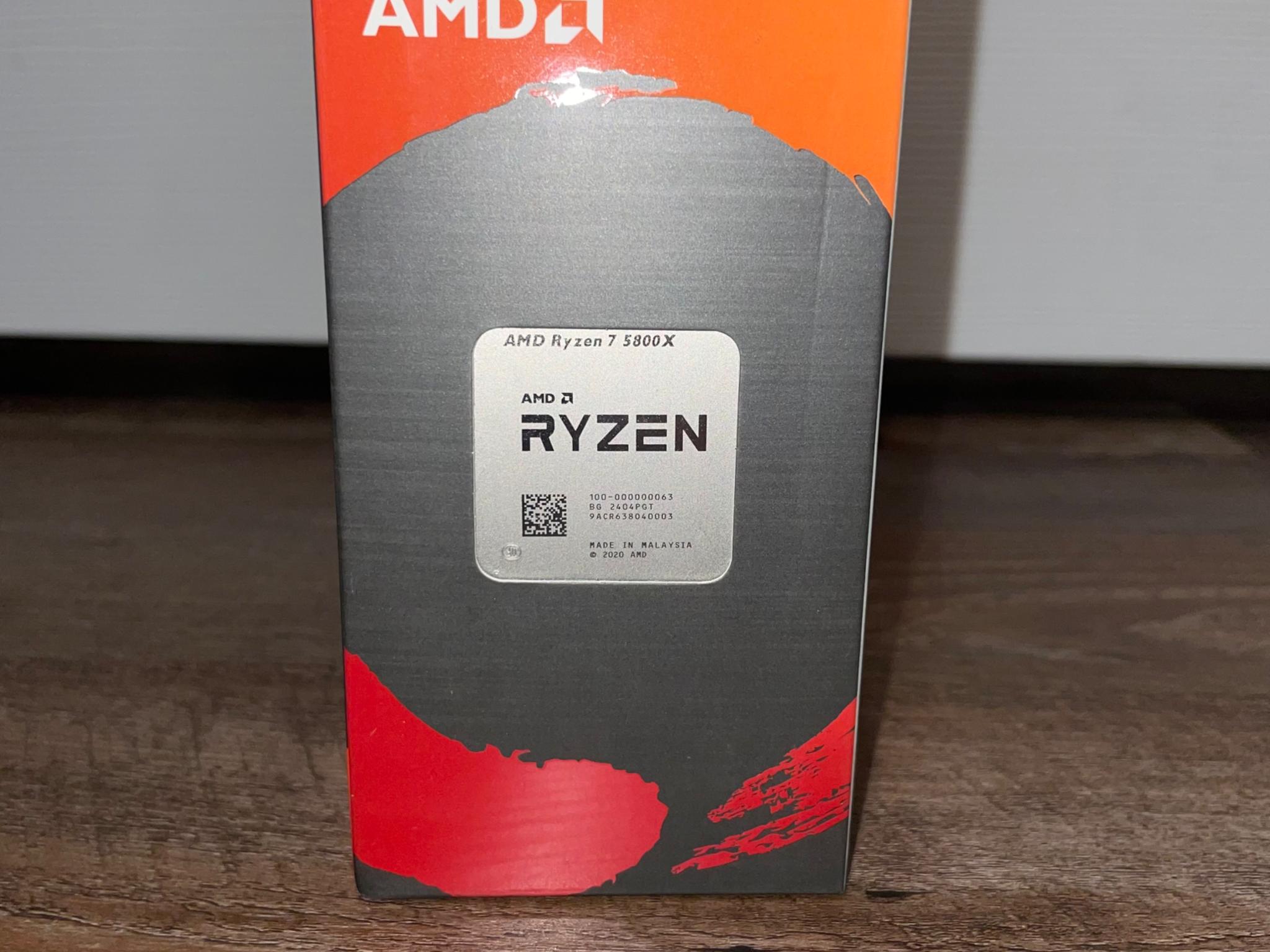 NEW Ryzen 7 5800x CPU