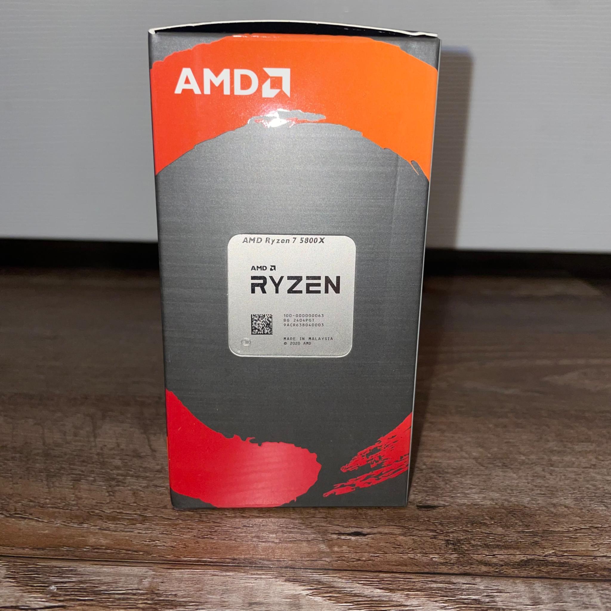 NEW Ryzen 7 5800x CPU
