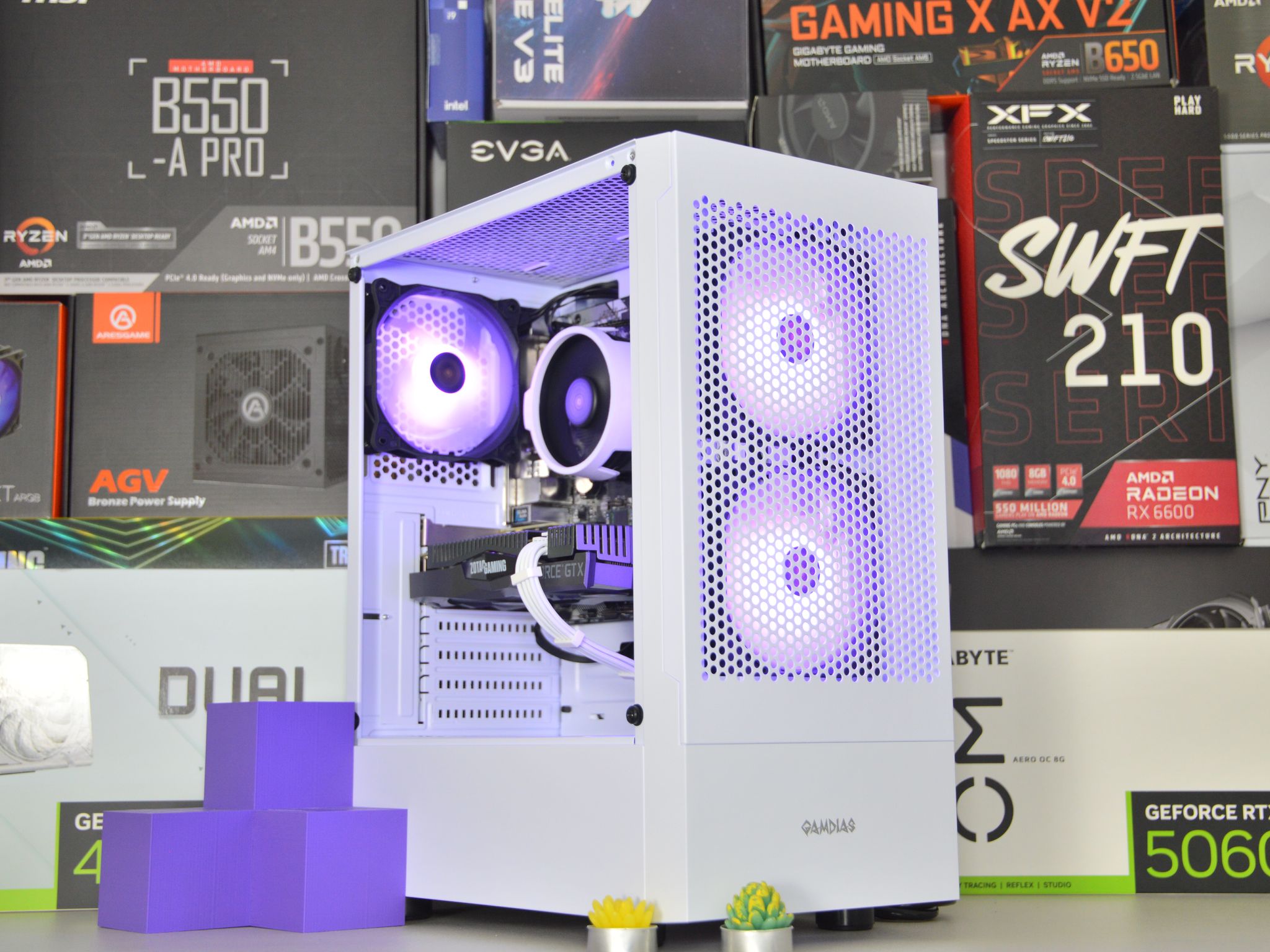 ⚪🟣| GTX 1660 Ti 6GB | RYZEN 5 3500 | 16GB DDR4 RAM | 512 GB NVME SSD | Violet Skies |