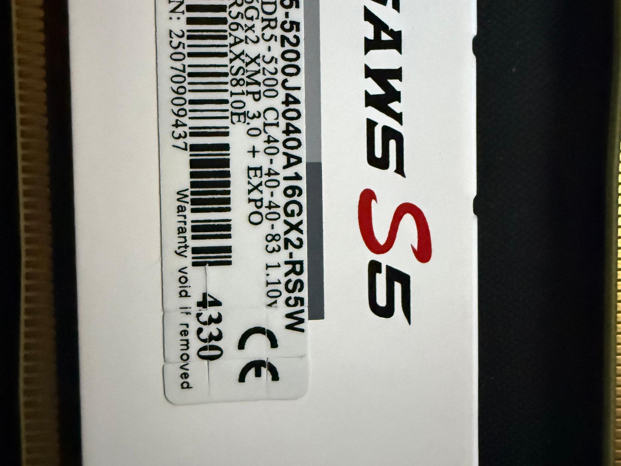 DDR5 PRIJAWS S5 16X2 XMP