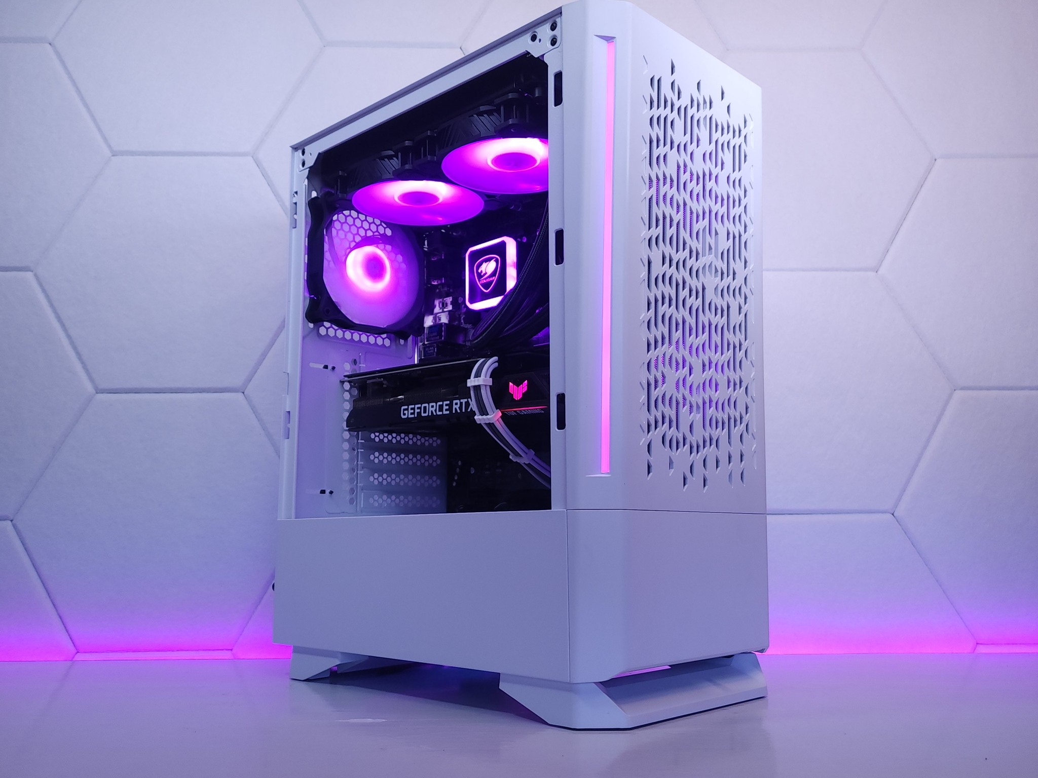 💜🤍RTX 3060Ti // Core i7 9700K // 16GB 3200MHz // 1TB NVMe Gen 3