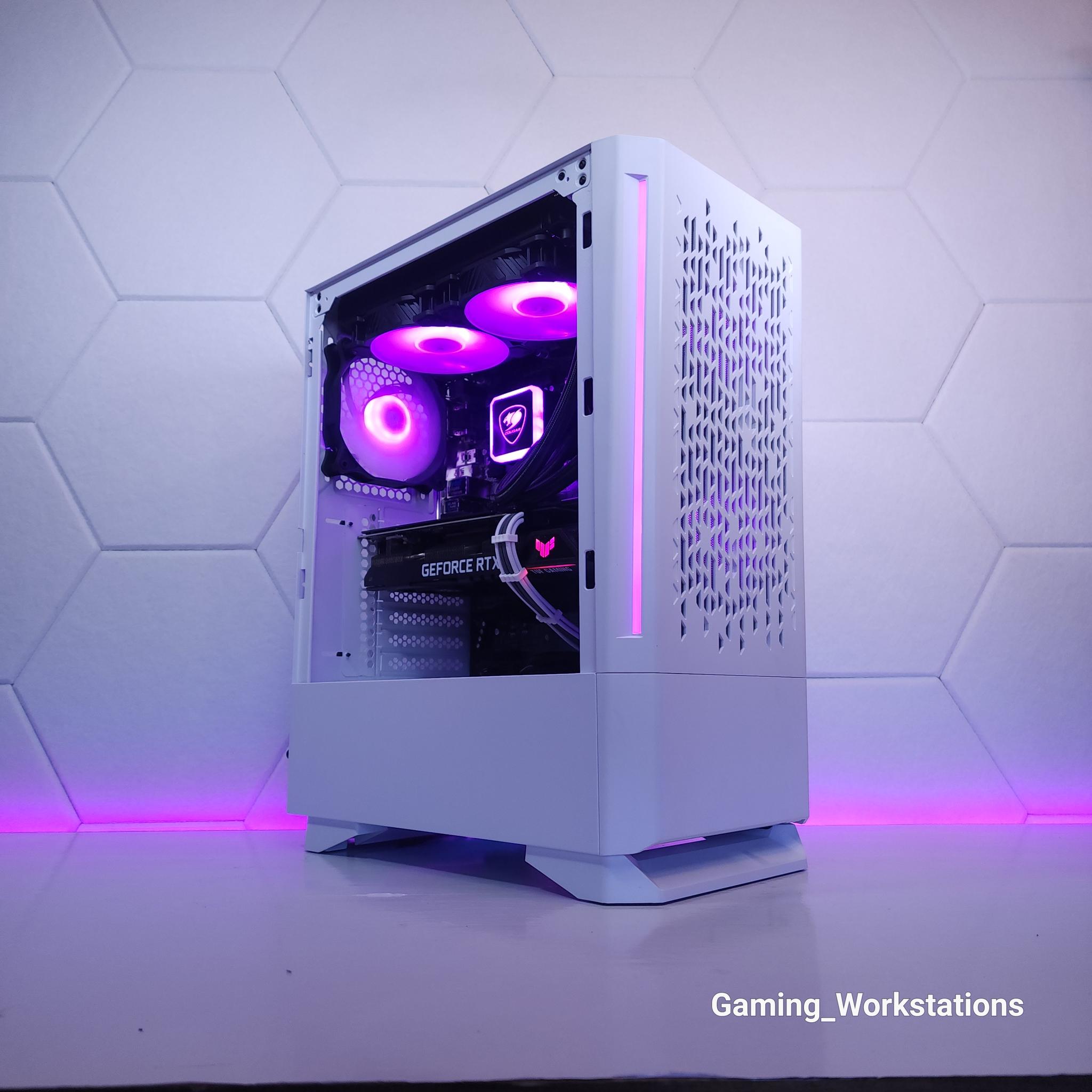 💜🤍RTX 3060Ti // Core i7 9700K // 16GB 3200MHz // 1TB NVMe Gen 3