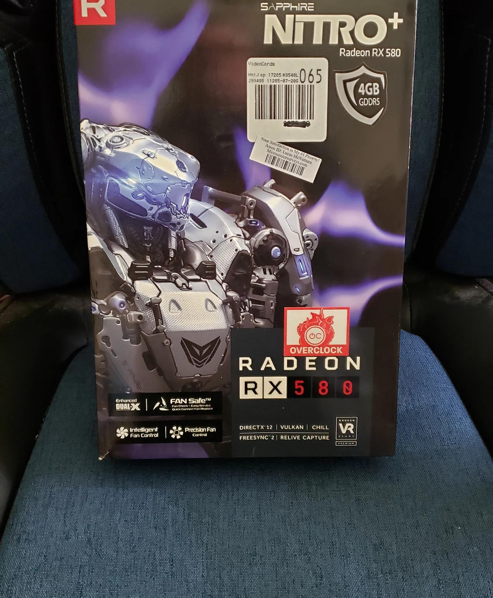 Sapphire Rx 580 Nitro+