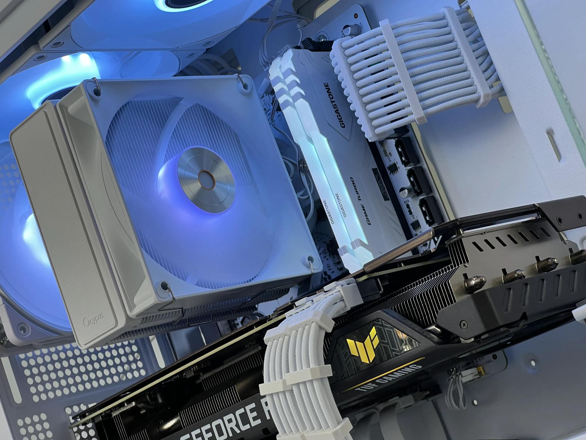 Clean White Gaming PC | RTX 3070 | Ryzen 5 5600G | 1TB SSD | 32GB RAM