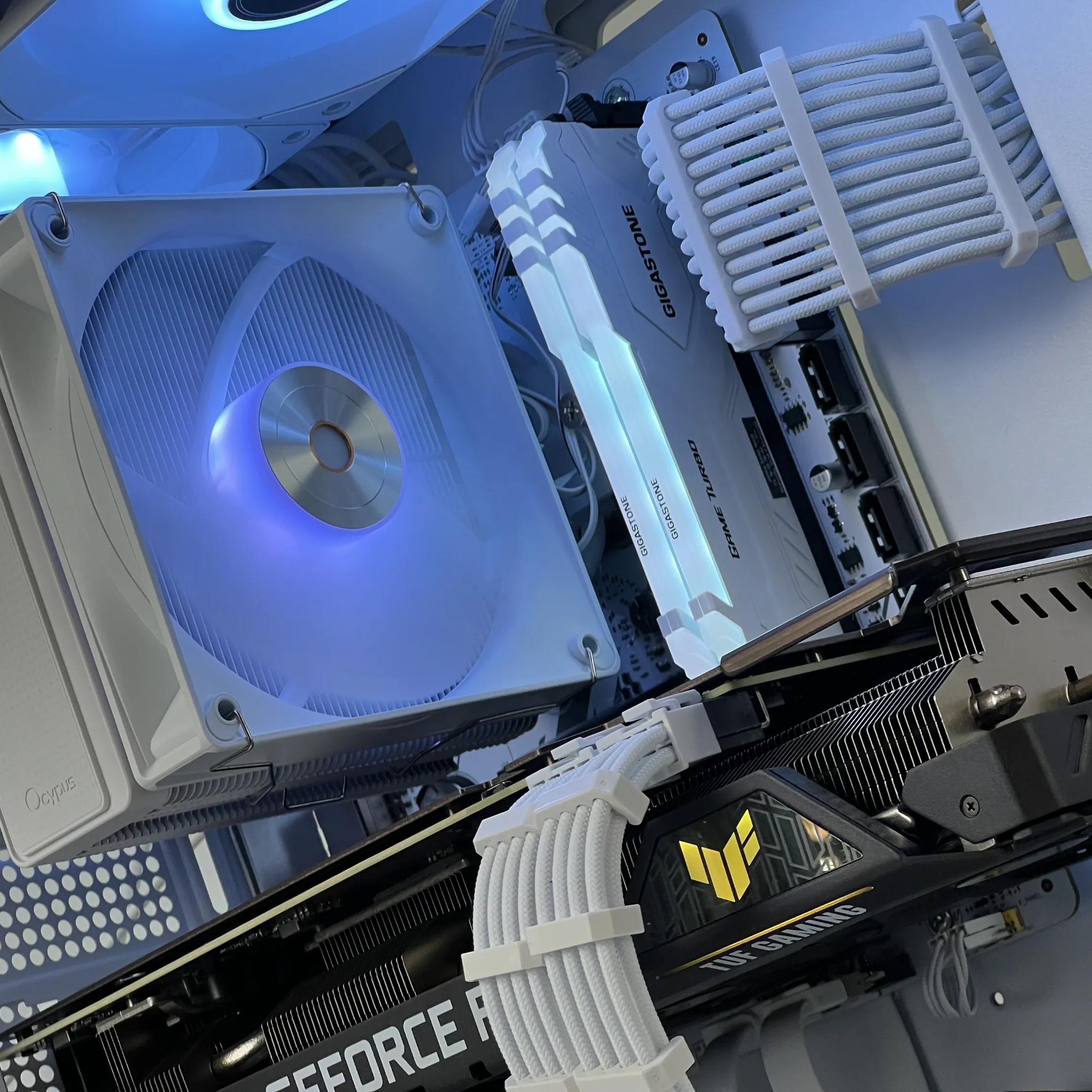 Clean White Gaming PC | RTX 3070 | Ryzen 5 5600G | 1TB SSD | 32GB RAM