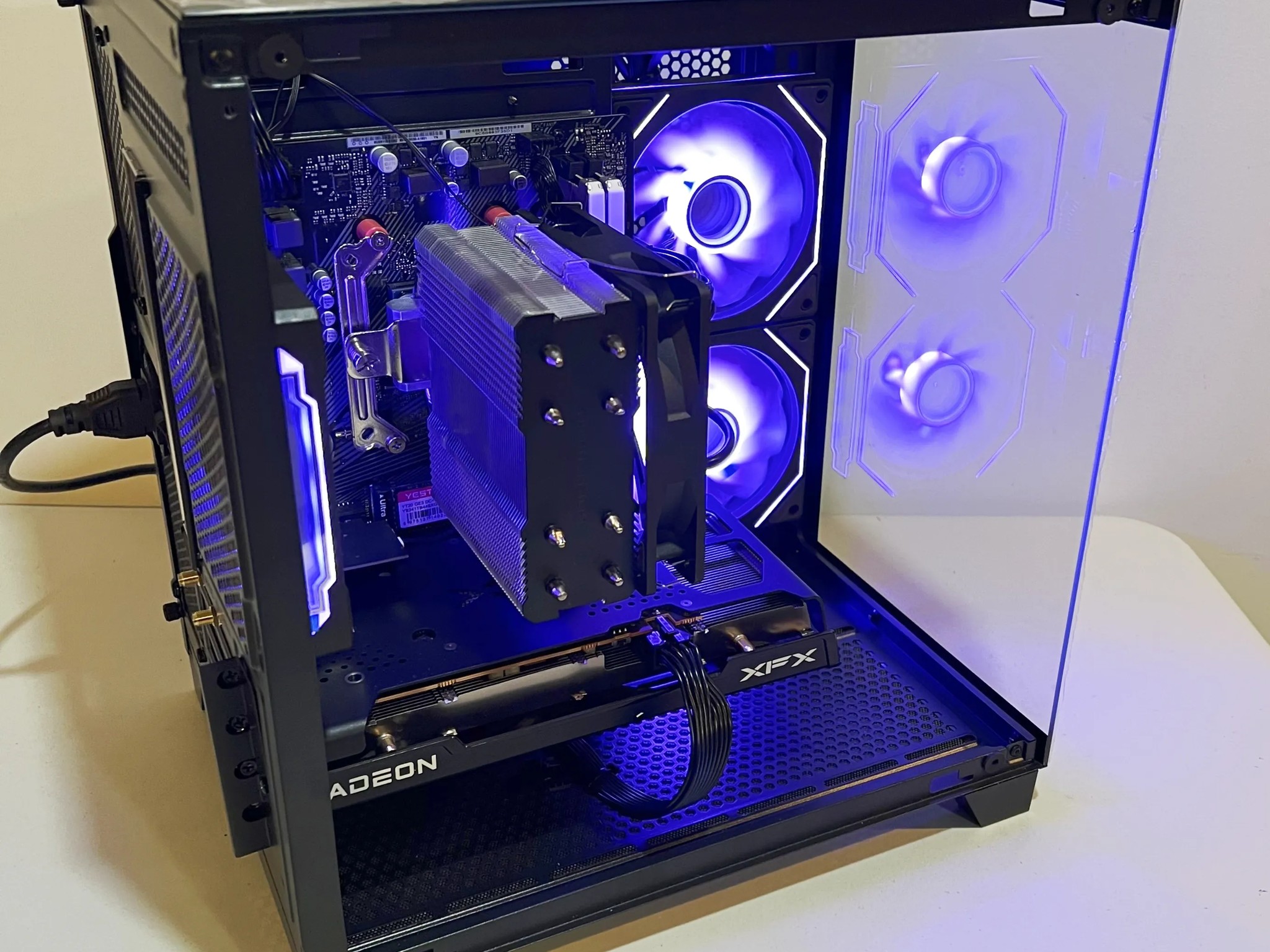 🔥SALE🔥 R5-5600|RX 6600|16GB RAM|1TB M.2||WIFI|ARGB Fans| -DepxTech Pre-Built PC