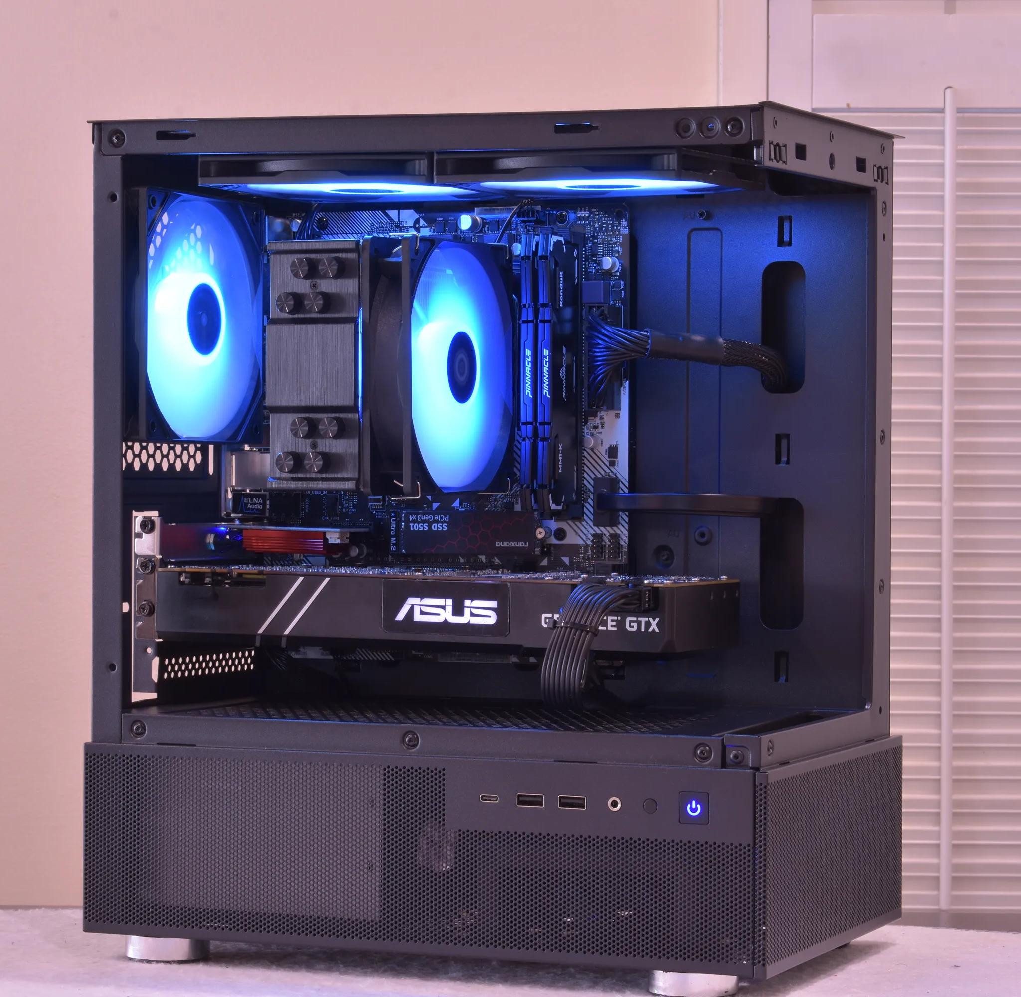 💸Budget Gamer💸 Ryzen 5 3600 | GTX 1080ti 11GB | 16GB DDR4 | 1TB nVME SSD | RGB | Black Win11+Wifi