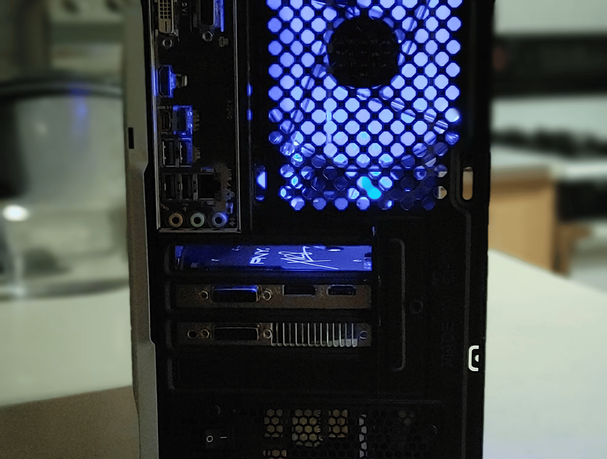Sleek White Gaming PC