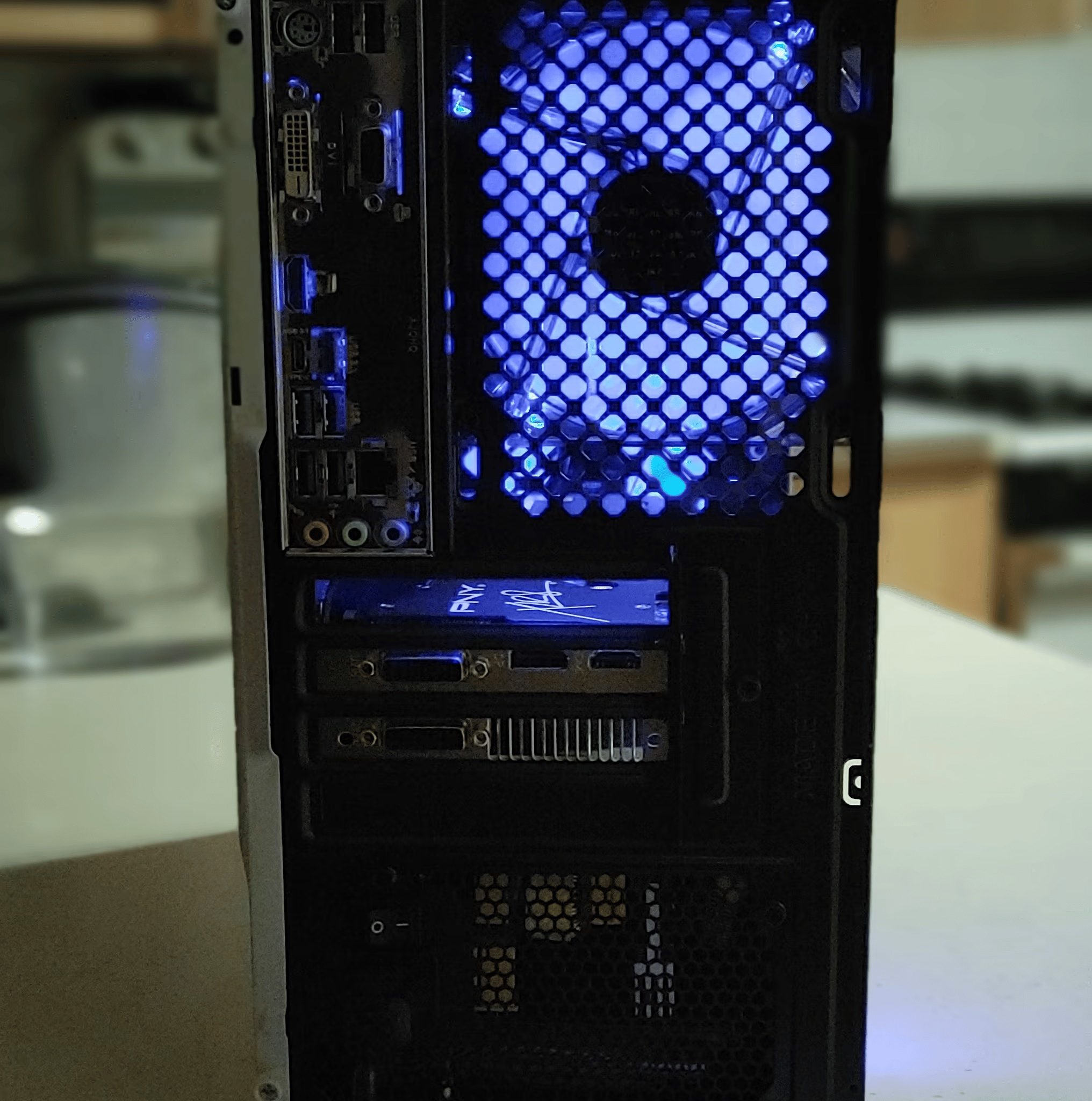 Sleek White Gaming PC
