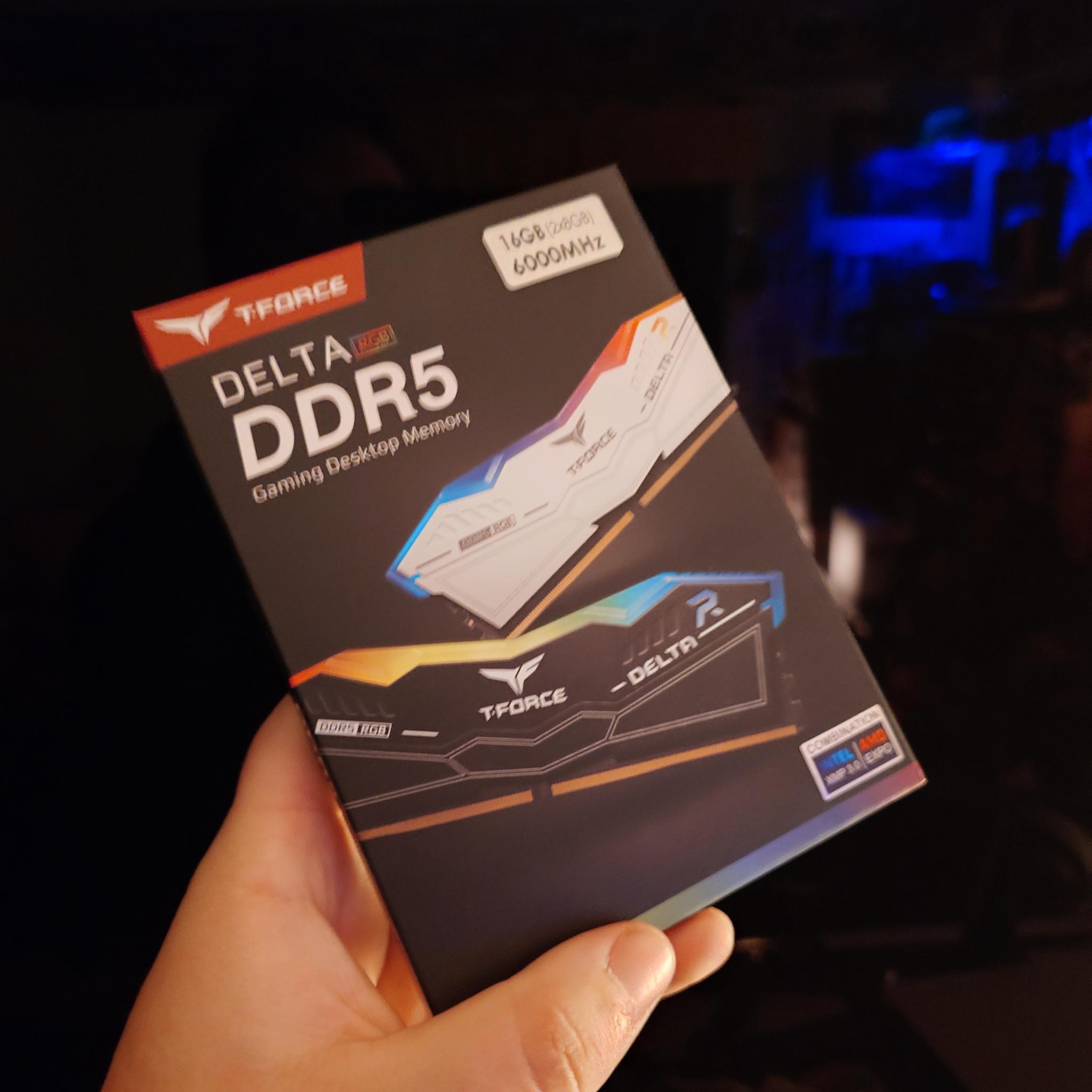 16GB T-Force DDR5 RAM (2x8GB DIMMs) 6000MTs CL38