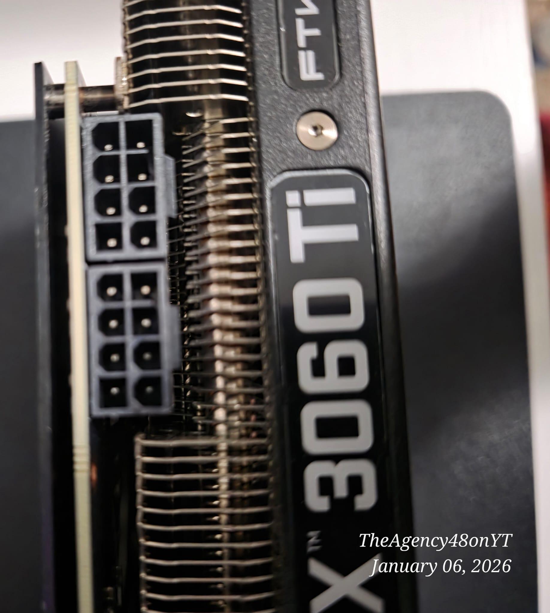 EVGA FTW3 ULTRA 3060 TI USED ONLY IN A GAMING PC