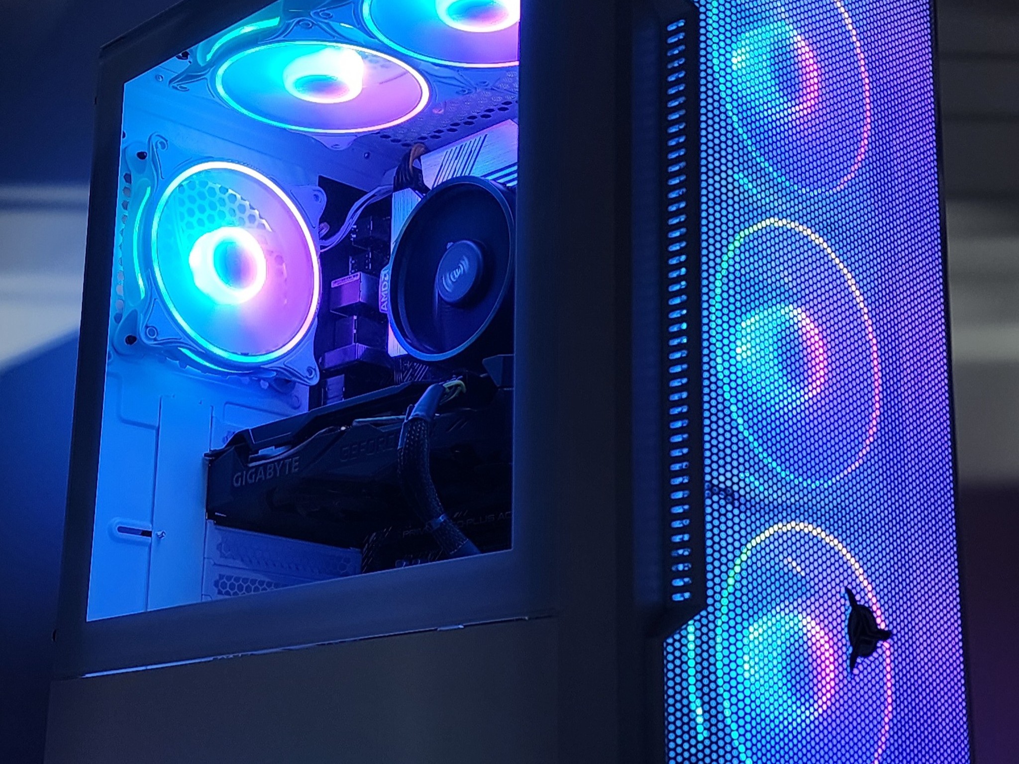 Gaming PC Ryzen 5 5500 16GB RAM 512GB SSD+500GB HDD RTX 2060 12GB Win11 Computer