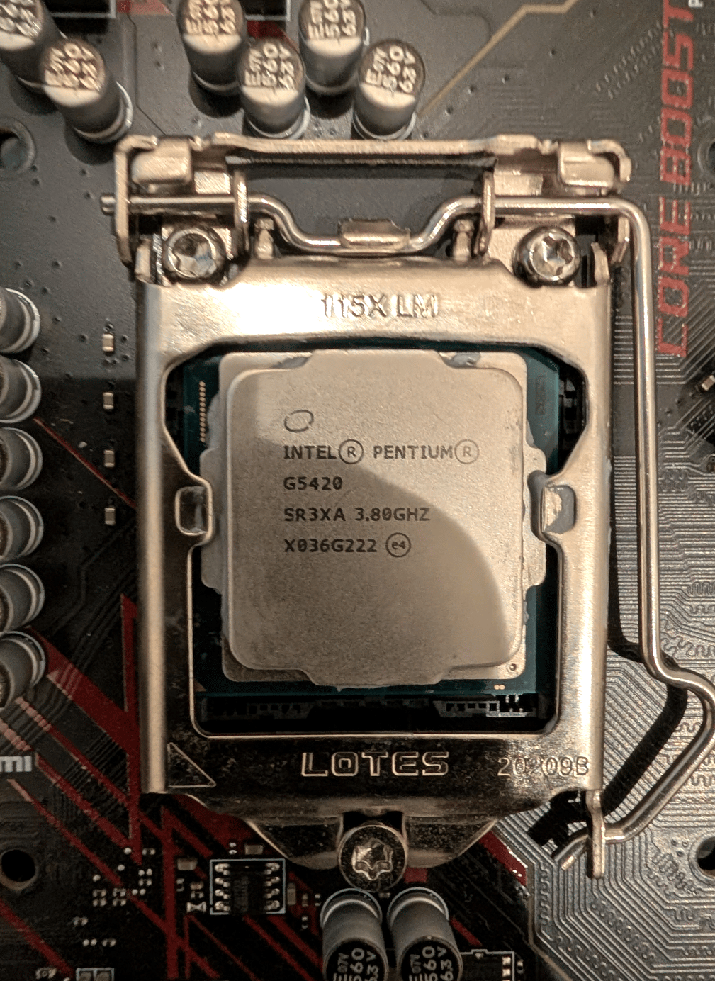 MSI MPG Z390 GAMING PLUS Motherboard LGA 1151 + Intel Pentium Gold G5420 CPU Combo