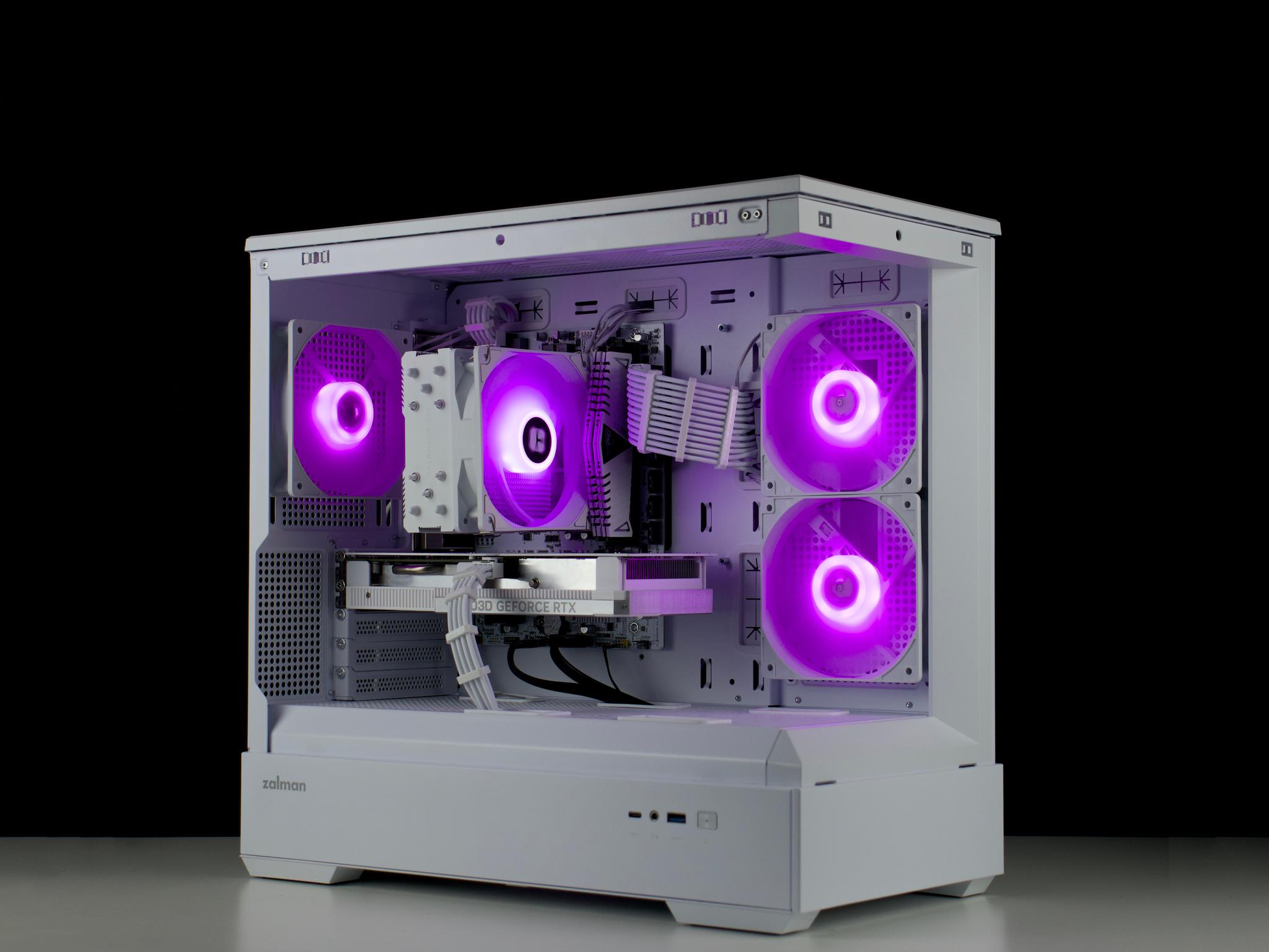 🧊❄️🧊 Whiteout Gaming PC – RTX 4060 , Ryzen 5 5500, 16GB RAM, 1TB SSD - WiFi, BlueTooth 🧊❄️🧊