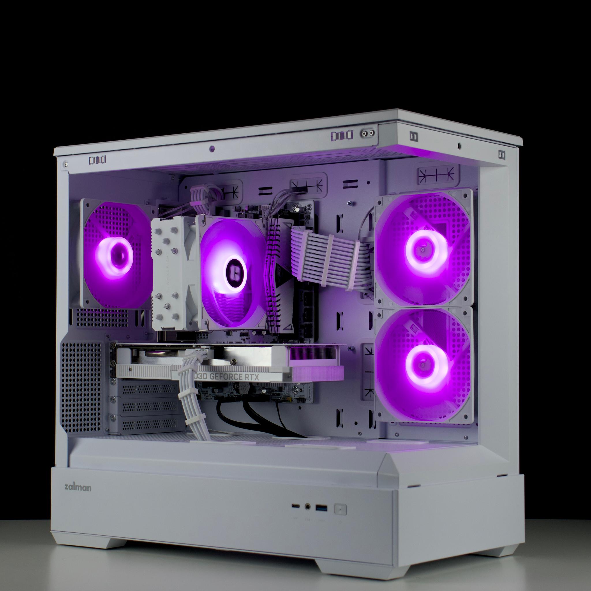 🧊❄️🧊 Whiteout Gaming PC – RTX 4060 , Ryzen 5 5500, 16GB RAM, 1TB SSD - WiFi, BlueTooth 🧊❄️🧊