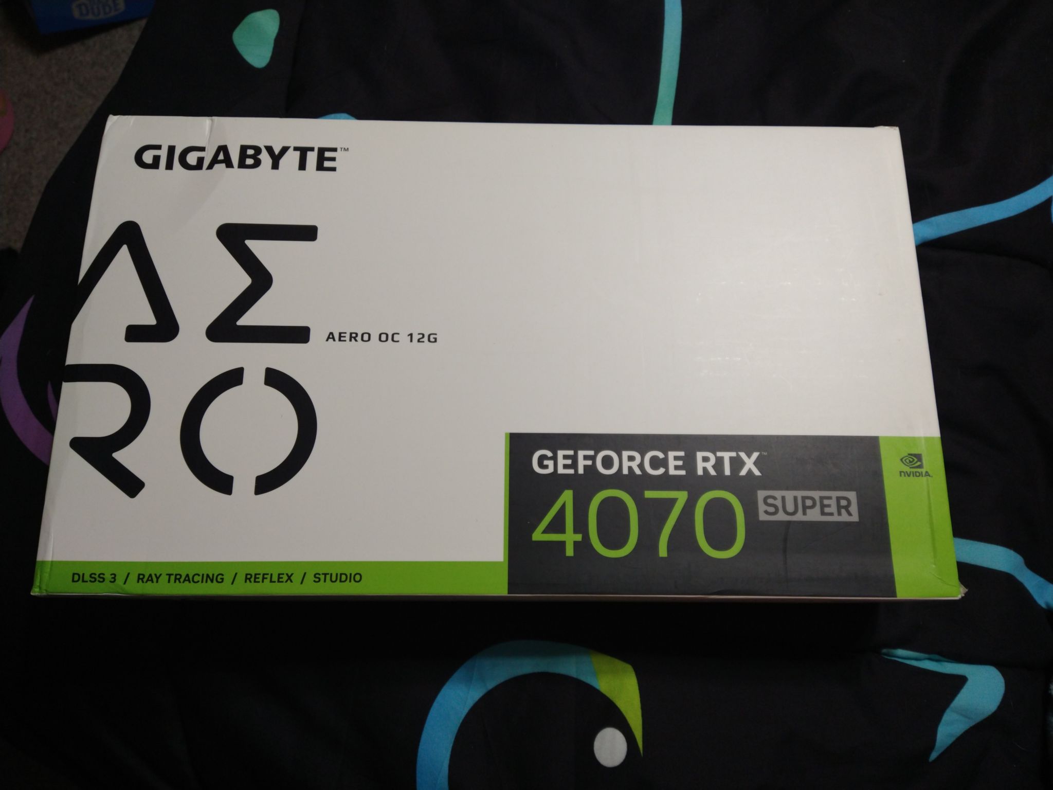 GIGABYTE GeForce RTX 4070 Super AERO OC 12G Graphics Card