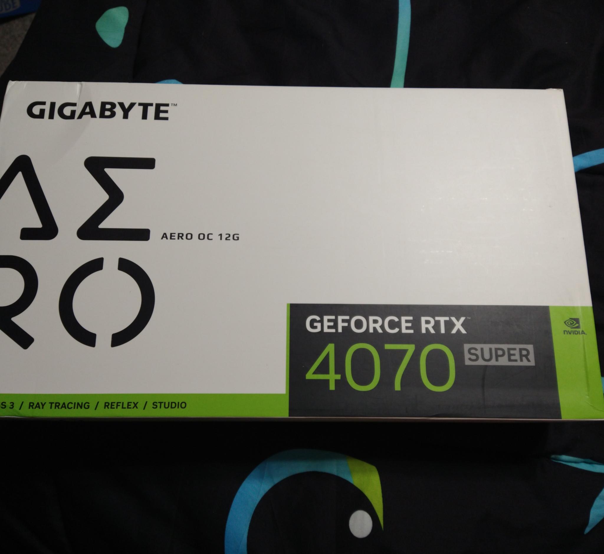 GIGABYTE GeForce RTX 4070 Super AERO OC 12G Graphics Card