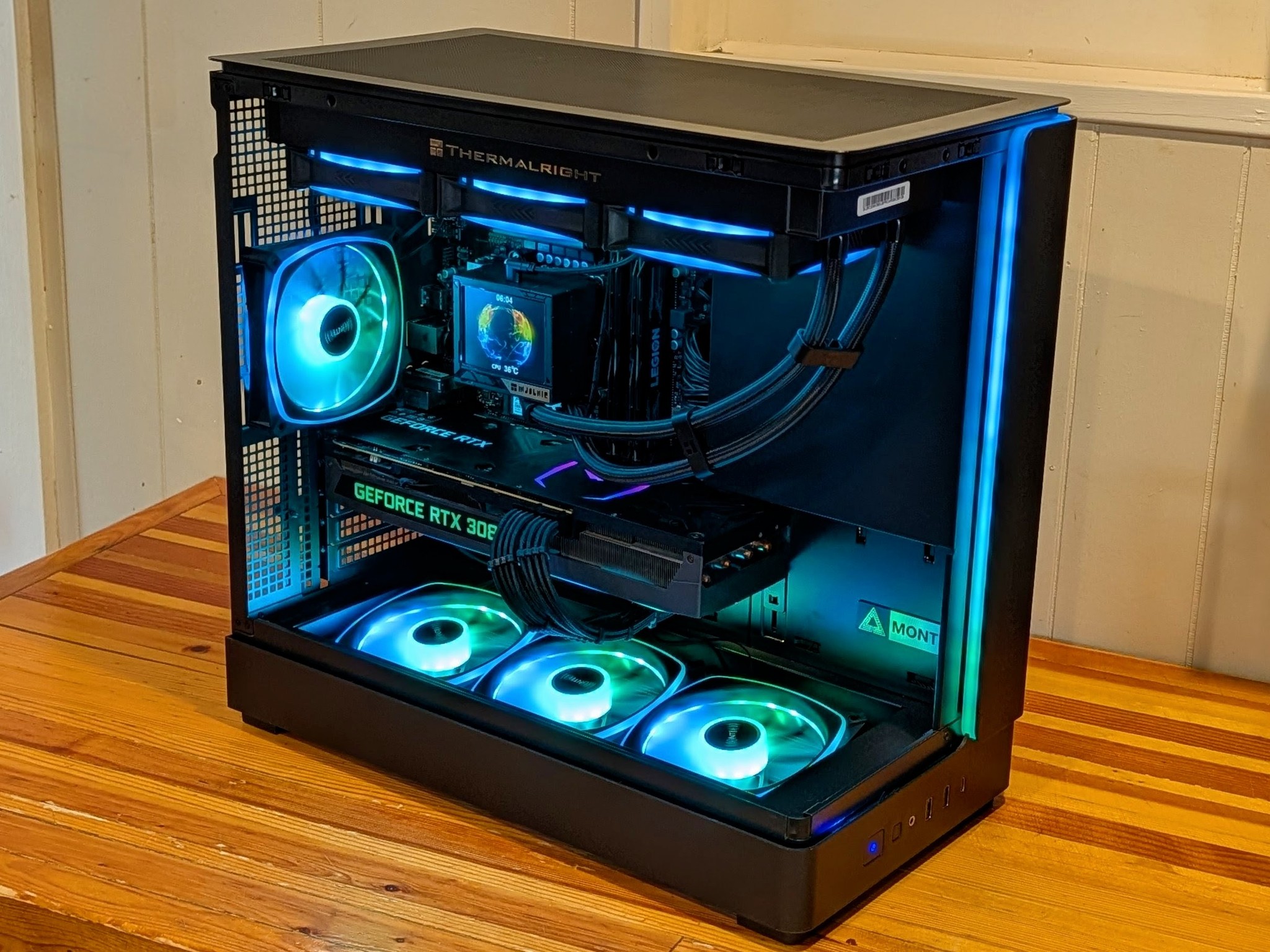 🌈 Intel Core i7-11700K + RTX 3080 Gaming PC | 1440p & 1080p Powerhouse | RGB + LCD AIO
