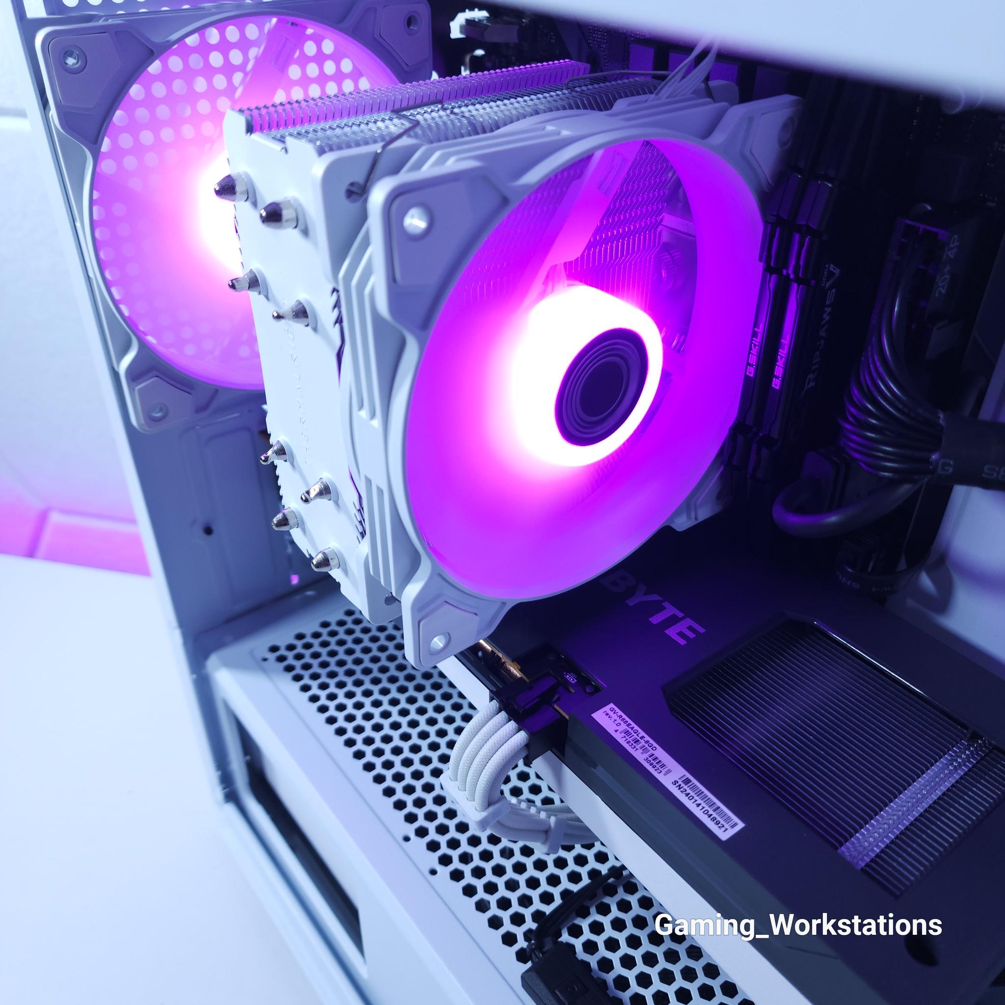 💜🤍1080p Gaming | RX 6600 | Core i3 12100T | 32GB 3200MHz | 1TB SSD