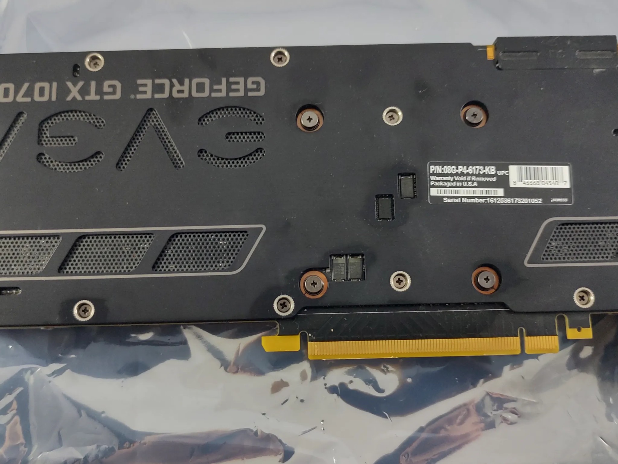 EVGA GTX 1070 SC 8GB GDDR5