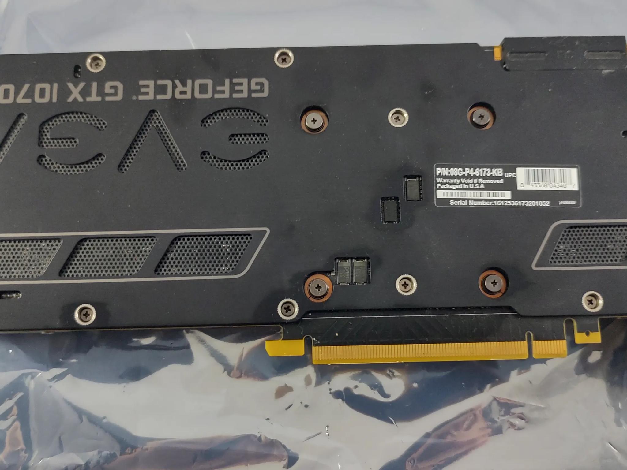 EVGA GTX 1070 SC 8GB GDDR5