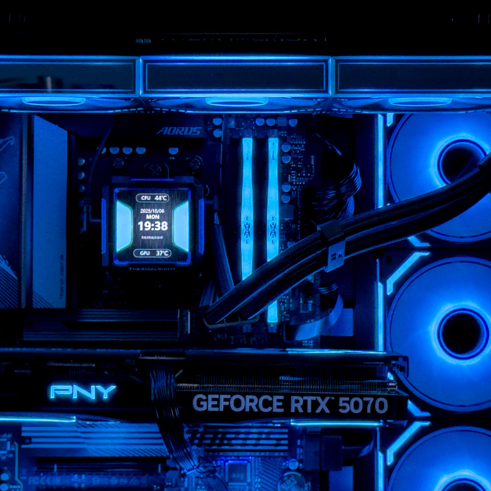 💙 Blue Beetle v2🪲 | RTX 5070, Ryzen 5 9600X, 32GB DDR5, 2TB SSD, Wifi