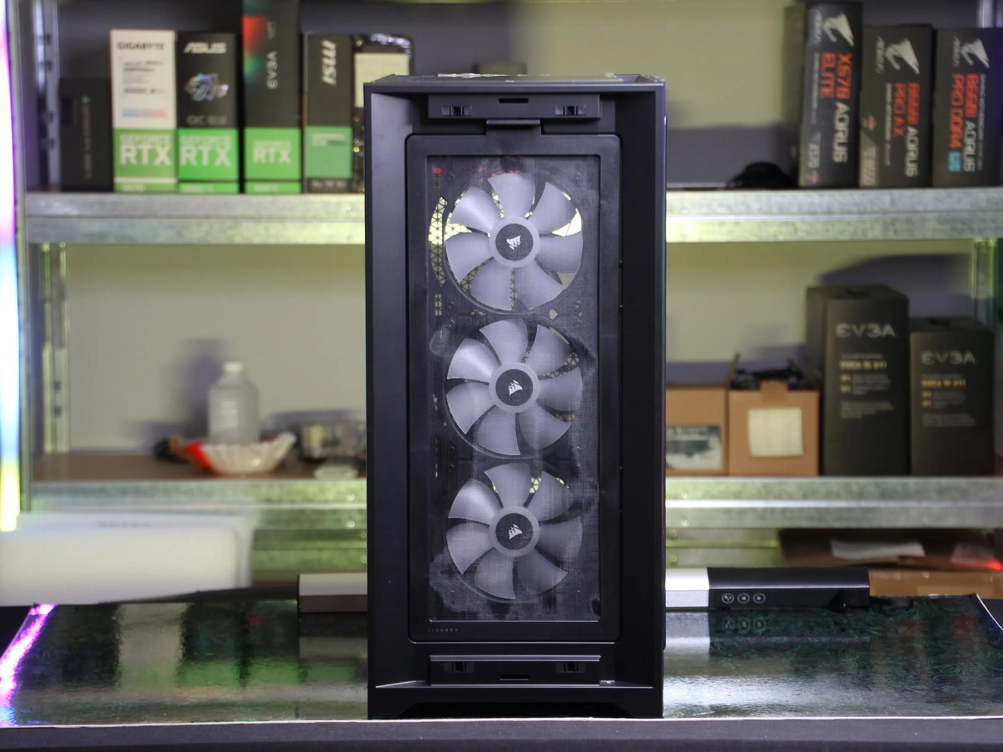 Corsair iCUE 5000X RGB Case + Corsair iCUE H150i RGB ELITE Liquid Cooler Combo