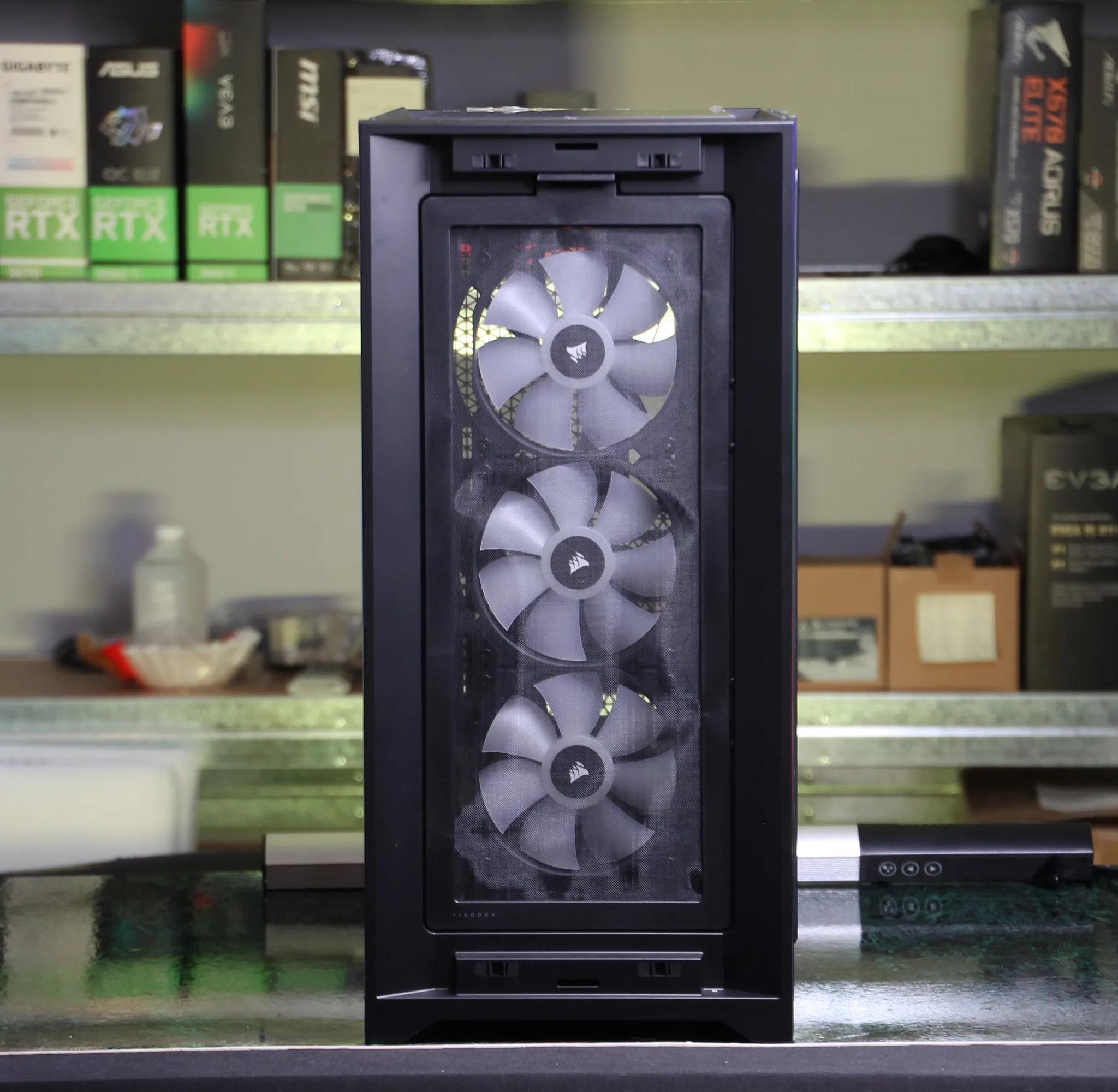 Corsair iCUE 5000X RGB Case + Corsair iCUE H150i RGB ELITE Liquid Cooler Combo