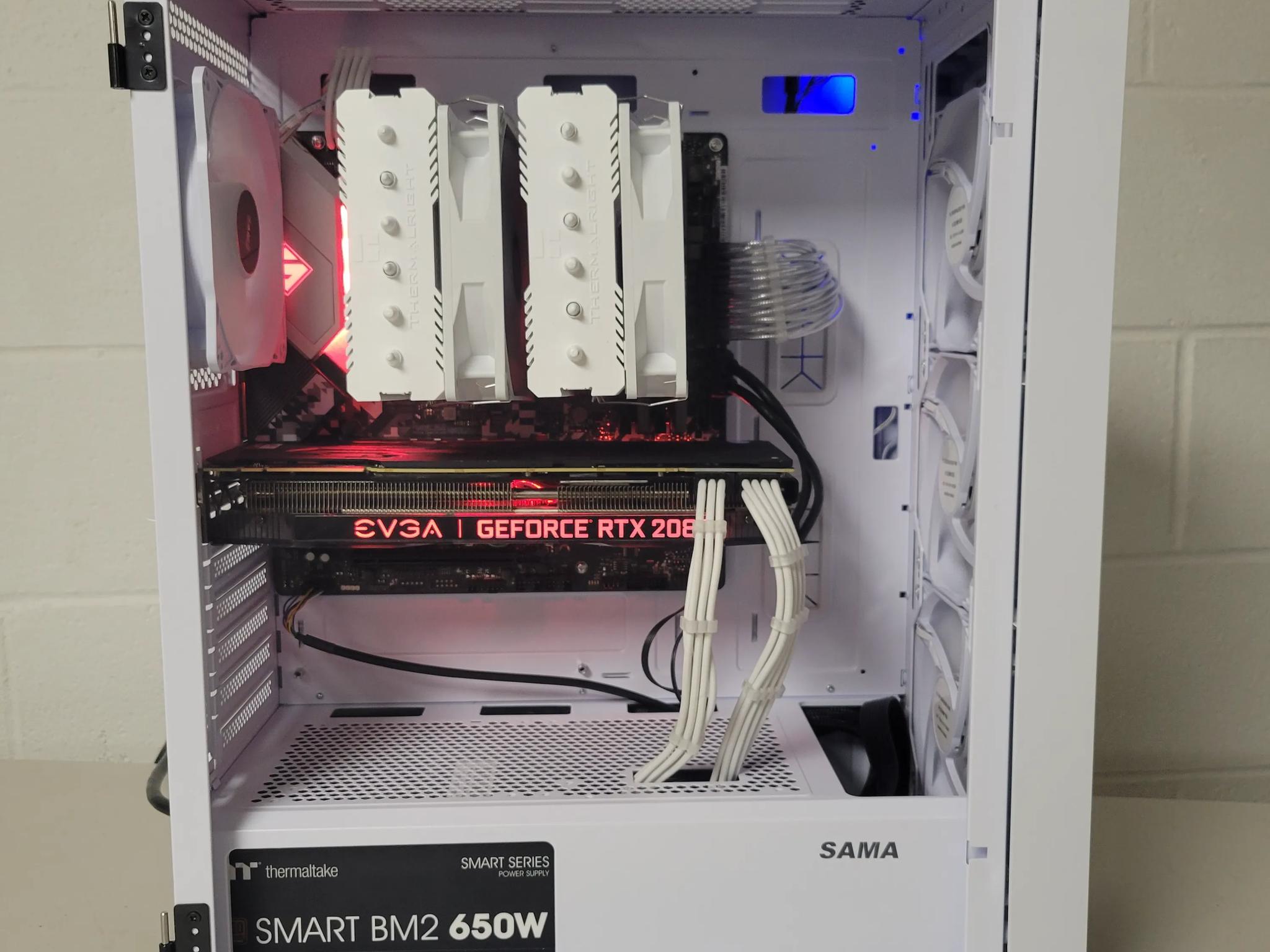 🔥🧊RTX 2080 8gb White Gaming PC🔥🧊 (Ryzen 5 5600x//RTX 2080 8gb)