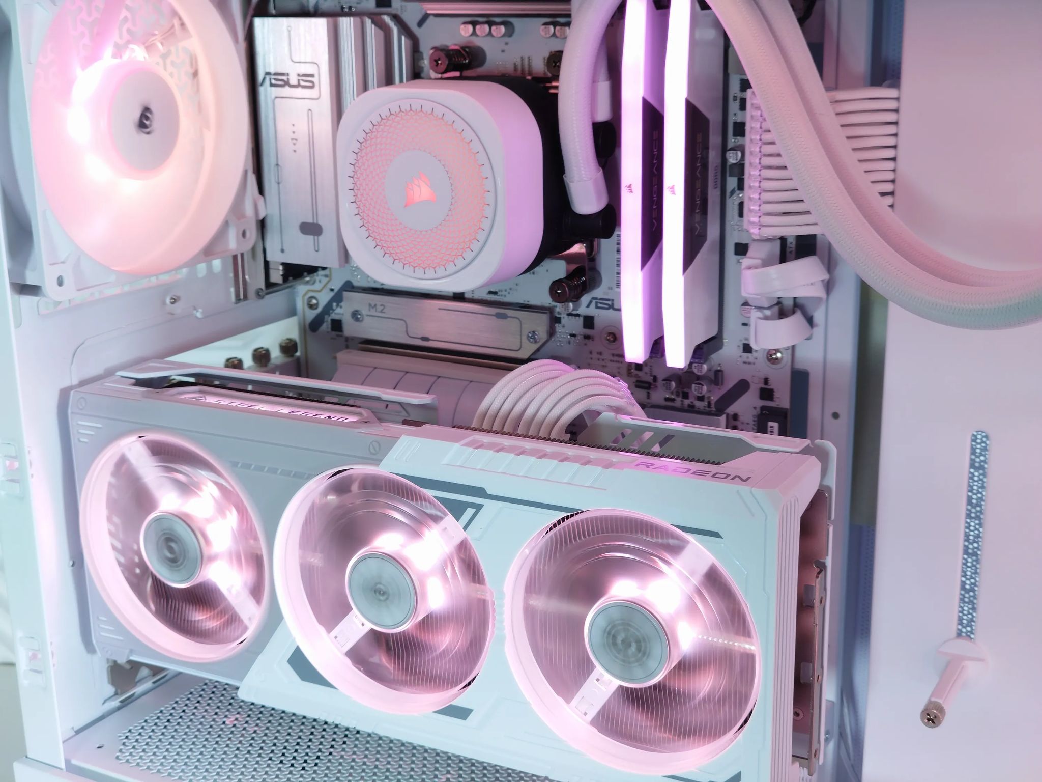 🤍🐻‍❄️All Corsair || All AMD Gaming PC!🥇AMD RX 9070 XT 16GB🥇AMD Ryzen 7 9800X3D 8 core🥇32GB DDR5