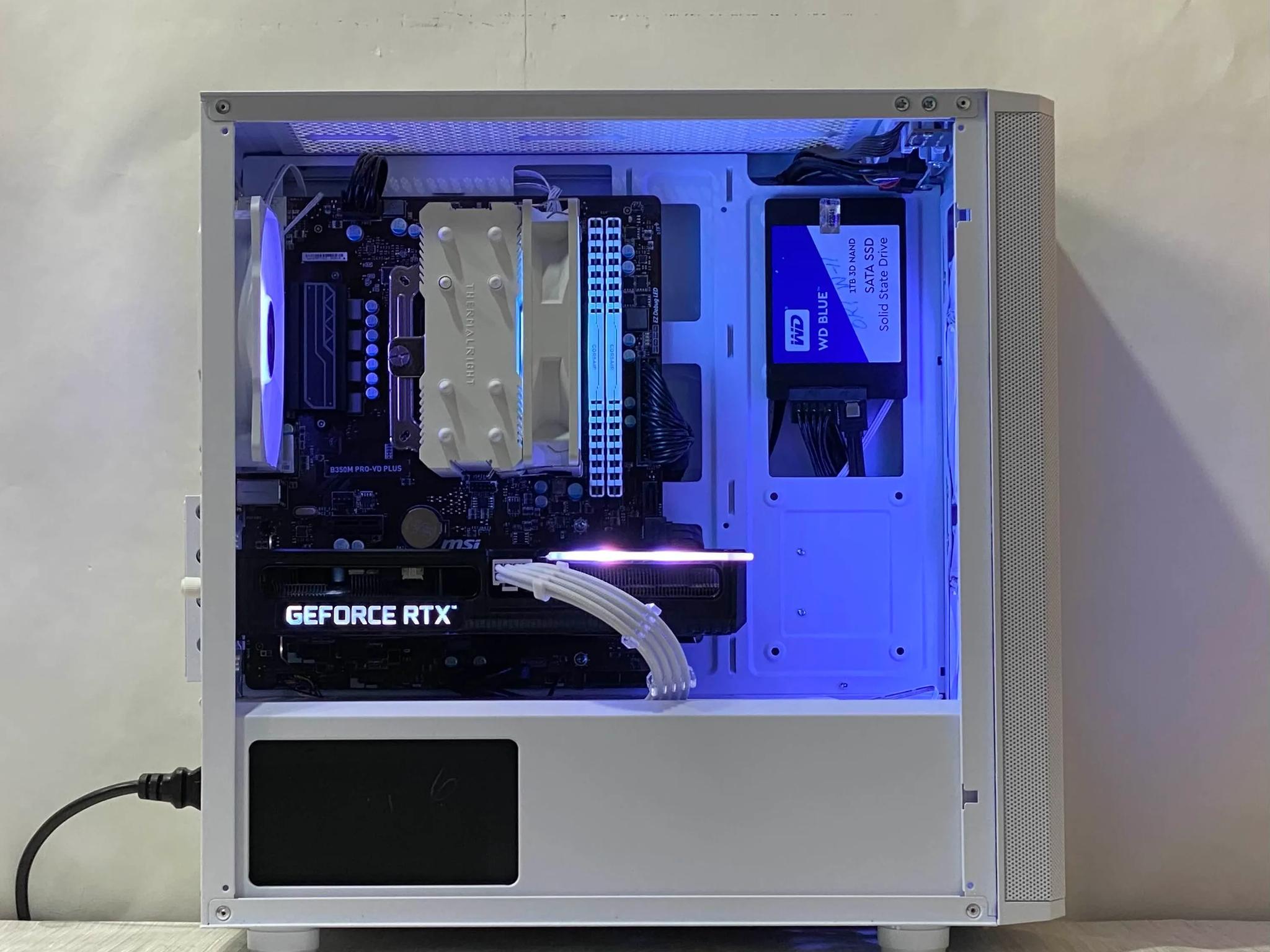 RTX 3060 Ti, Ryzen 5 3600, 16GB DDR4, 1TB SSD, WiFi - Gaming PC