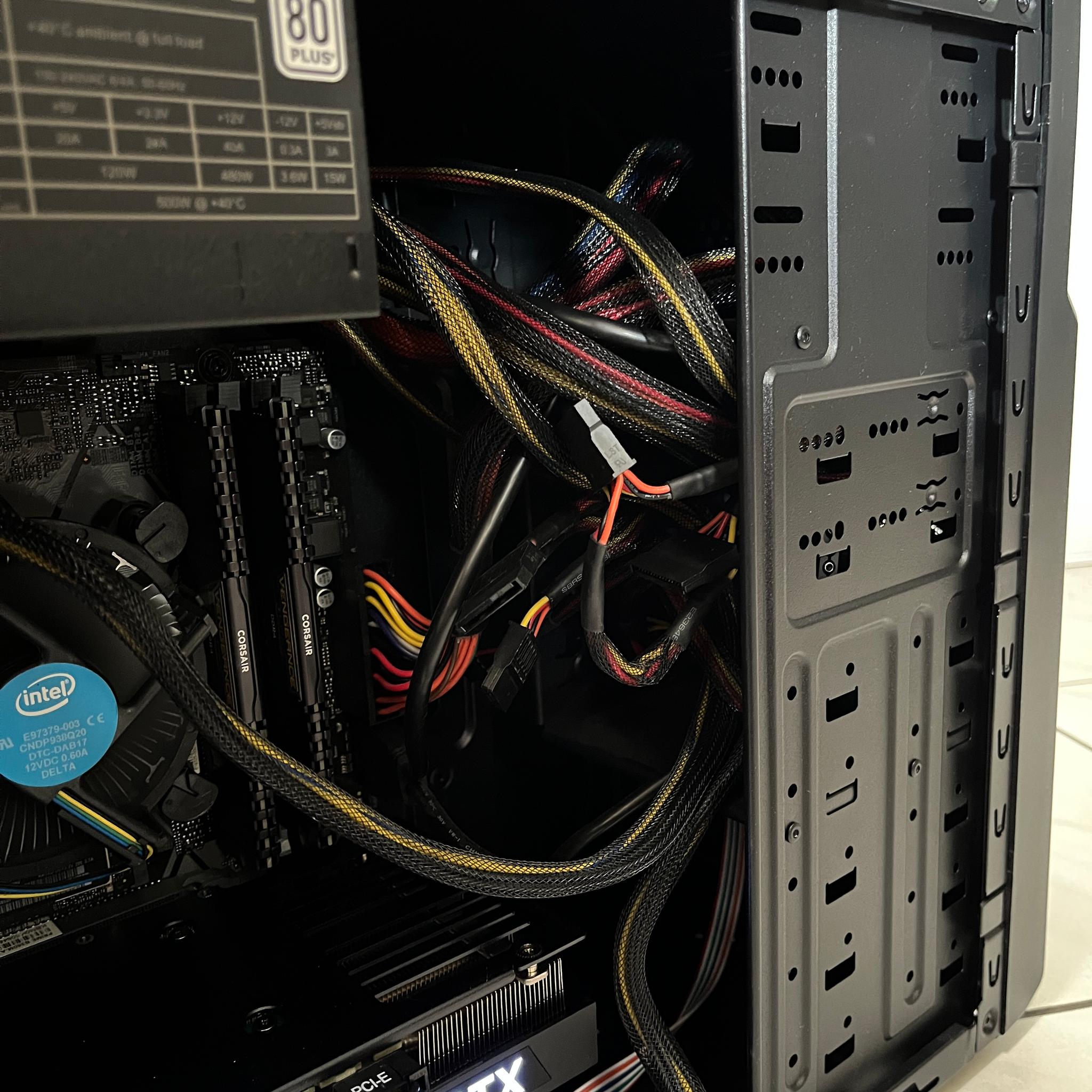 NVIDIA RTX 3060 Ti, Intel Core i5-9400f, 16GB RAM, 512GB SSD - Sleeper Gaming PC w/ Wi-Fi & BT