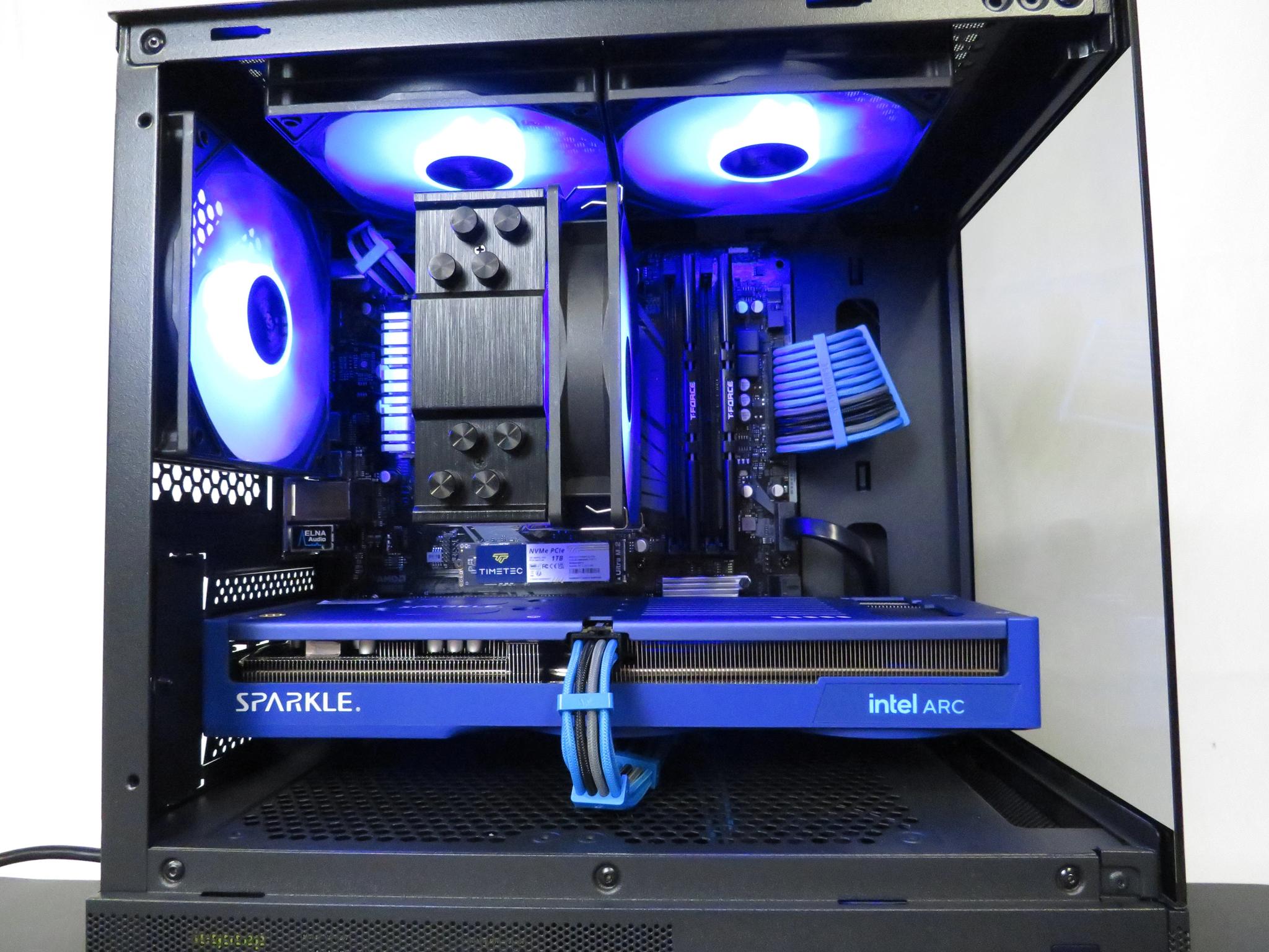 Ultimate Battlemage Gaming all new parts: Ryzen 5 5600 + Intel Arc B580 + 16 GB DDR4 + 1 TB NVME SSD