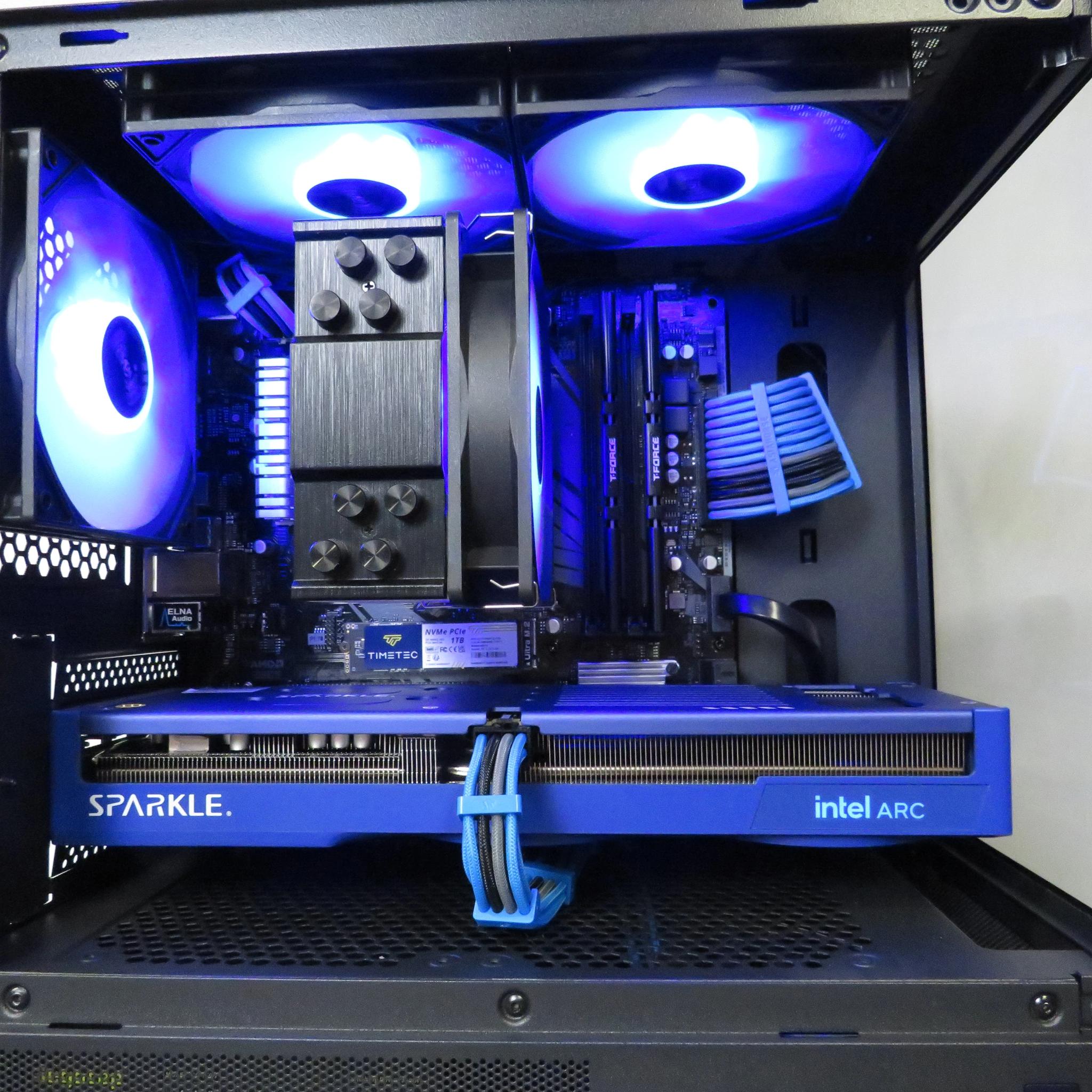 Ultimate Battlemage Gaming all new parts: Ryzen 5 5600 + Intel Arc B580 + 16 GB DDR4 + 1 TB NVME SSD