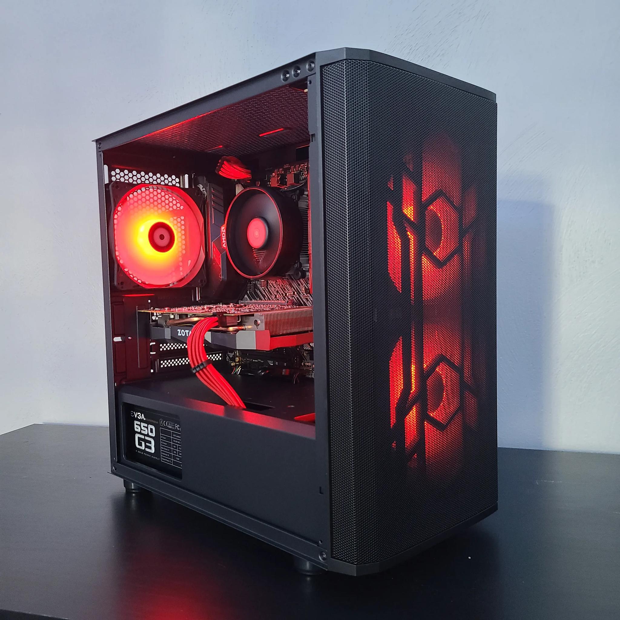 ⚫🔴 Scarlet Noir ⚫🔴 GTX 1060 6GB + Ryzen 5 1600