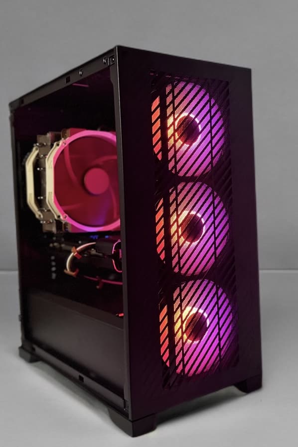 🦉🏴DARKNIGHT🏴🦉| RYZEN 7 2700X | RX 5500XT | 32GB DDR4 | 1TB SSD | BT+WIFI | **NOCTUA EDITION**