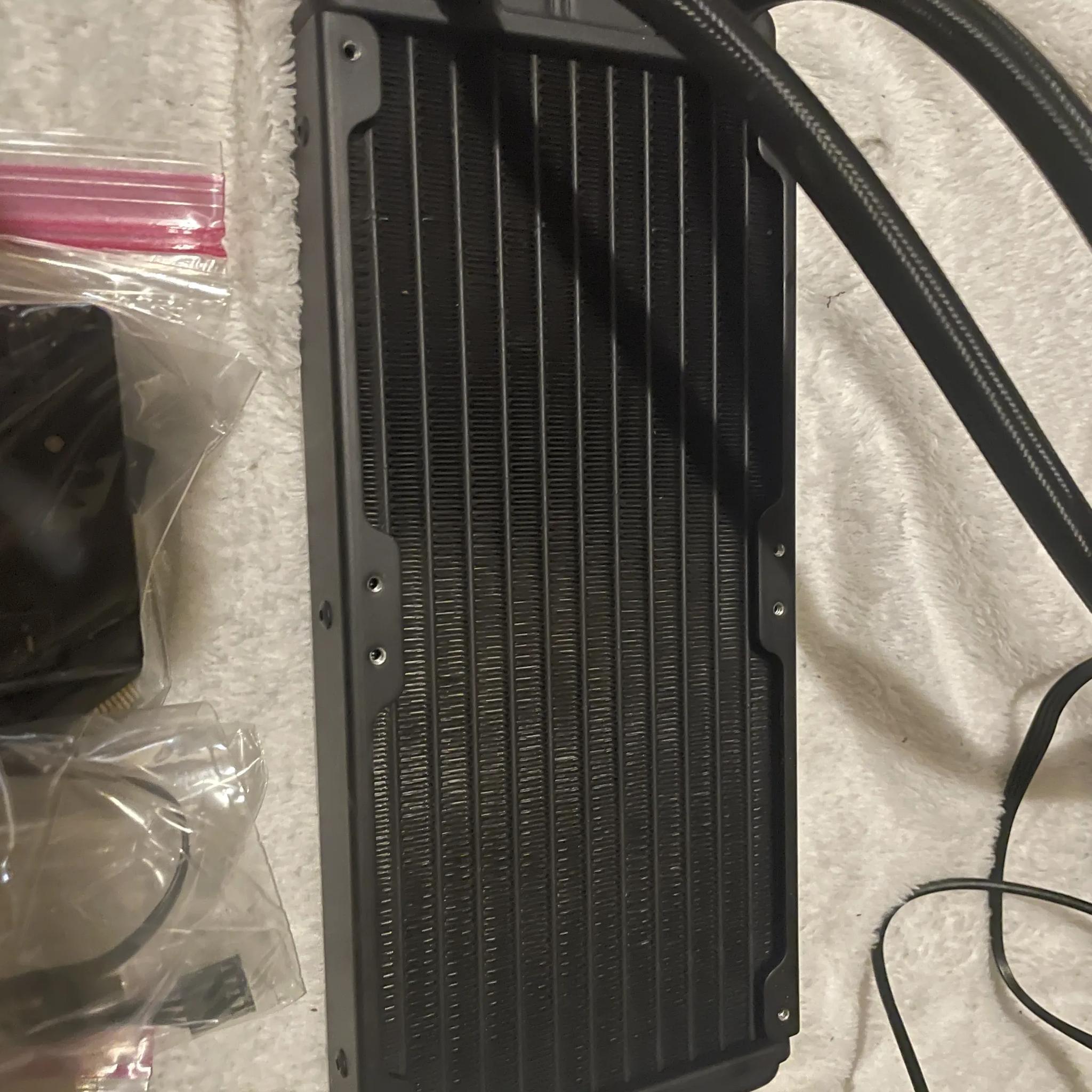 PC HARDWARE BUNDLE - OPEN TO OFFERS: 7 LL120 Corsair fans, EVGA 80G 850W PSU, ASUS ROG 240mm AIO